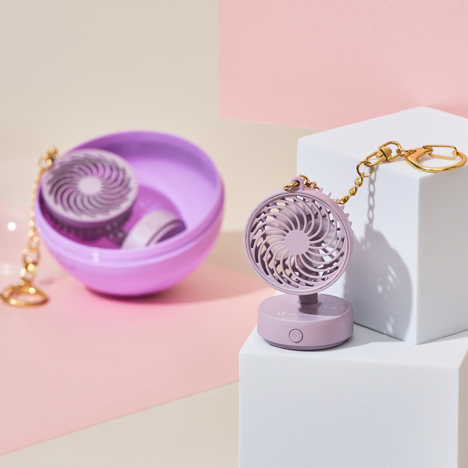 ミニチュアファン　キーチェーン付