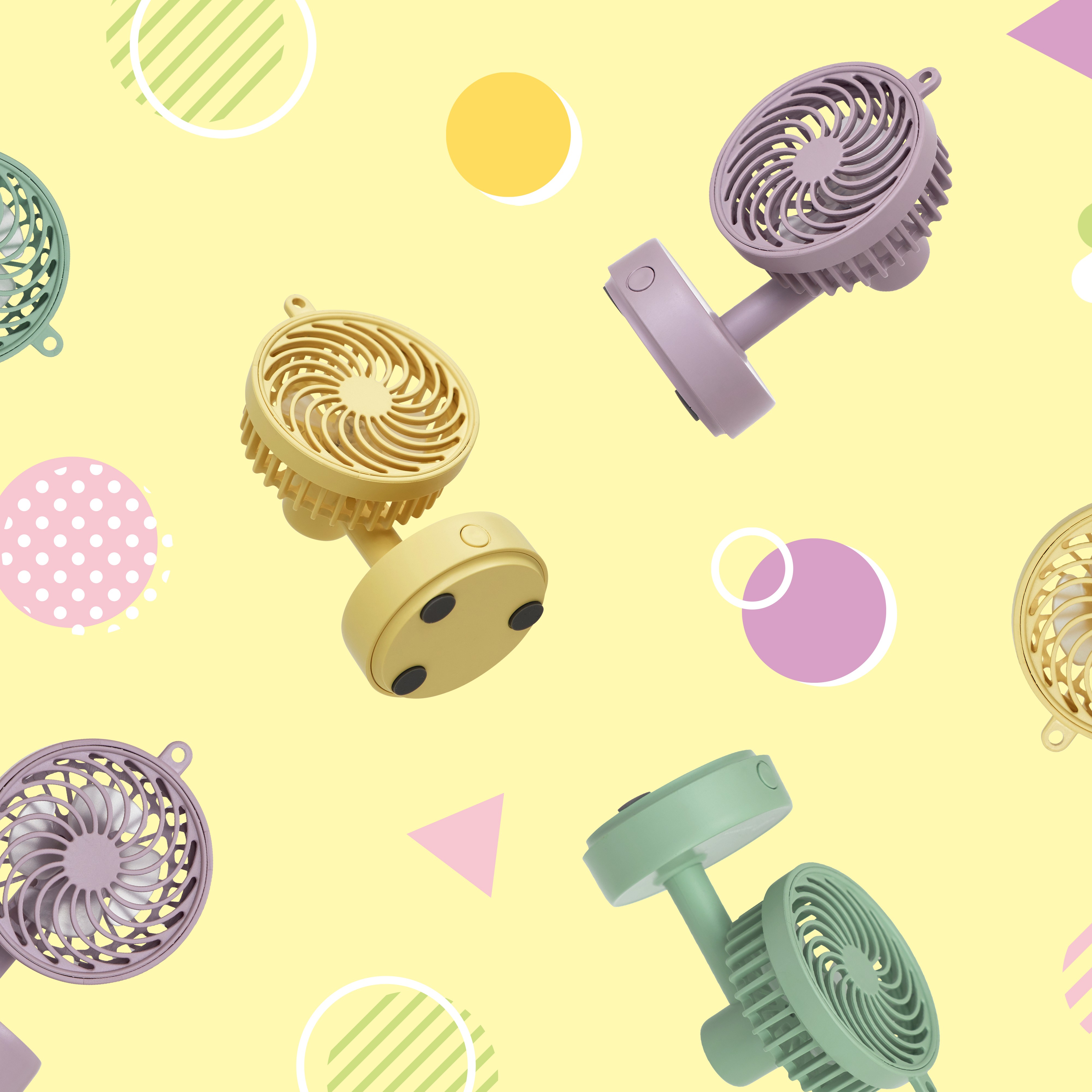 ミニチュアファン　キーチェーン付