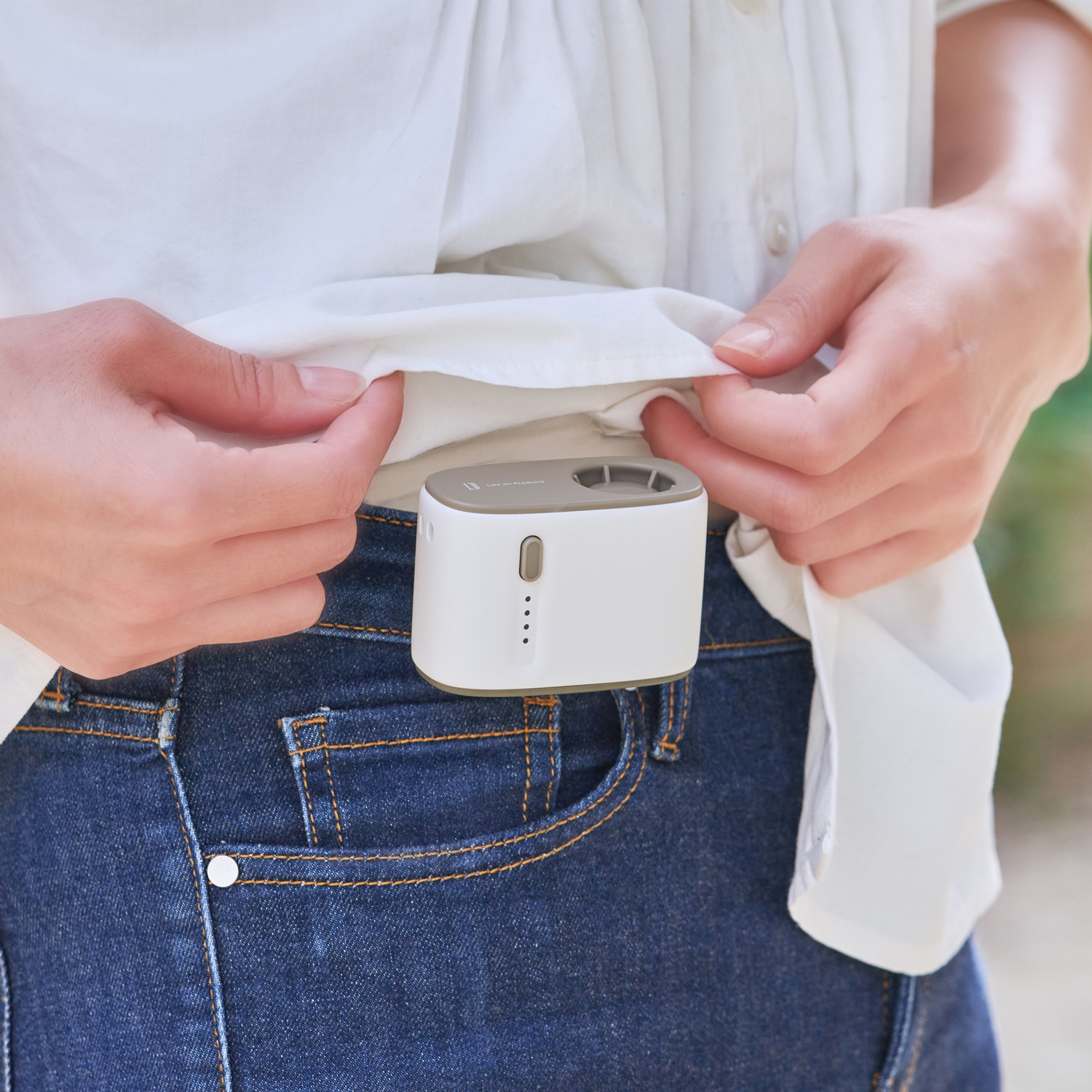 ミニターボファン　ウエストクリップ付