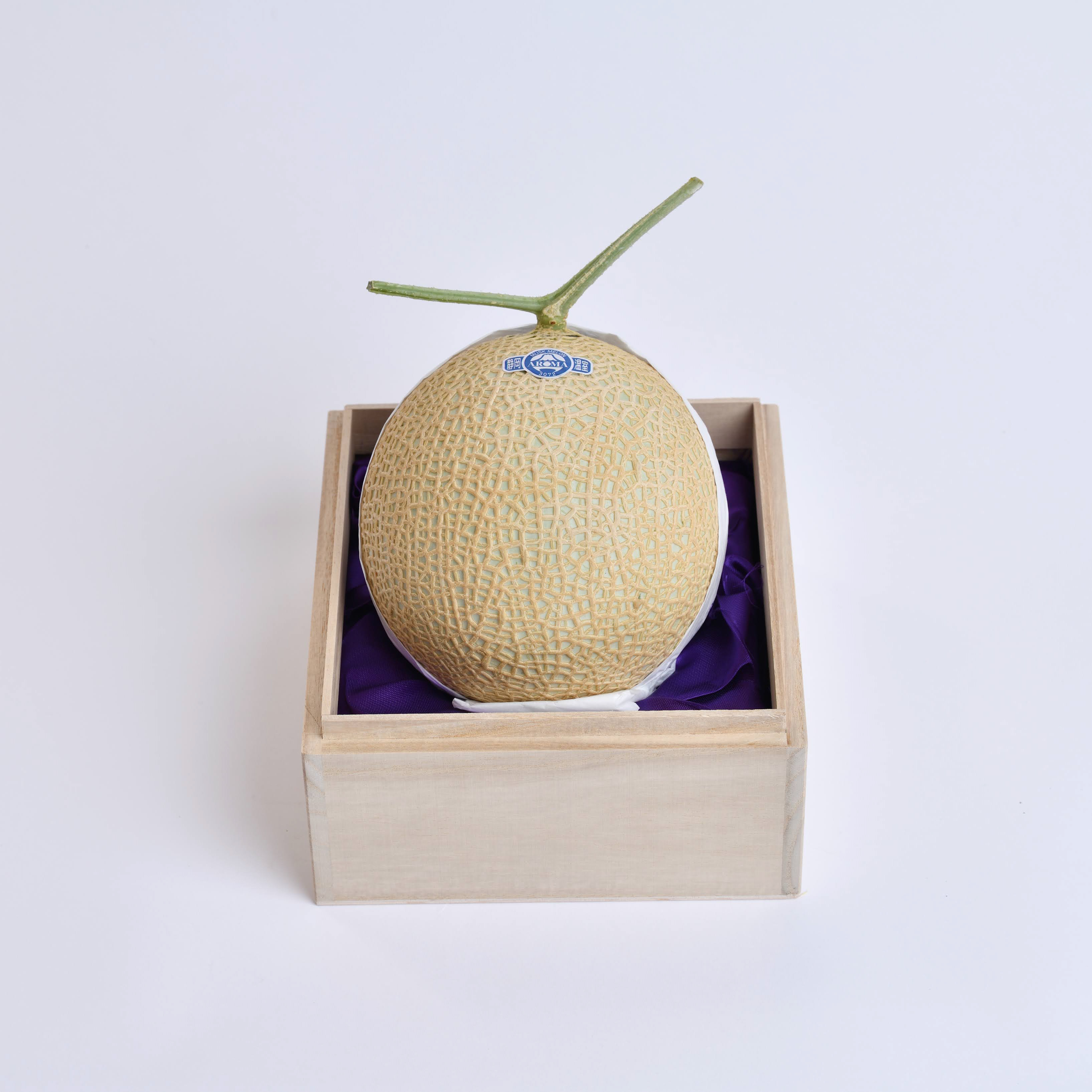 クラウンメロン　富士1玉桐箱入り