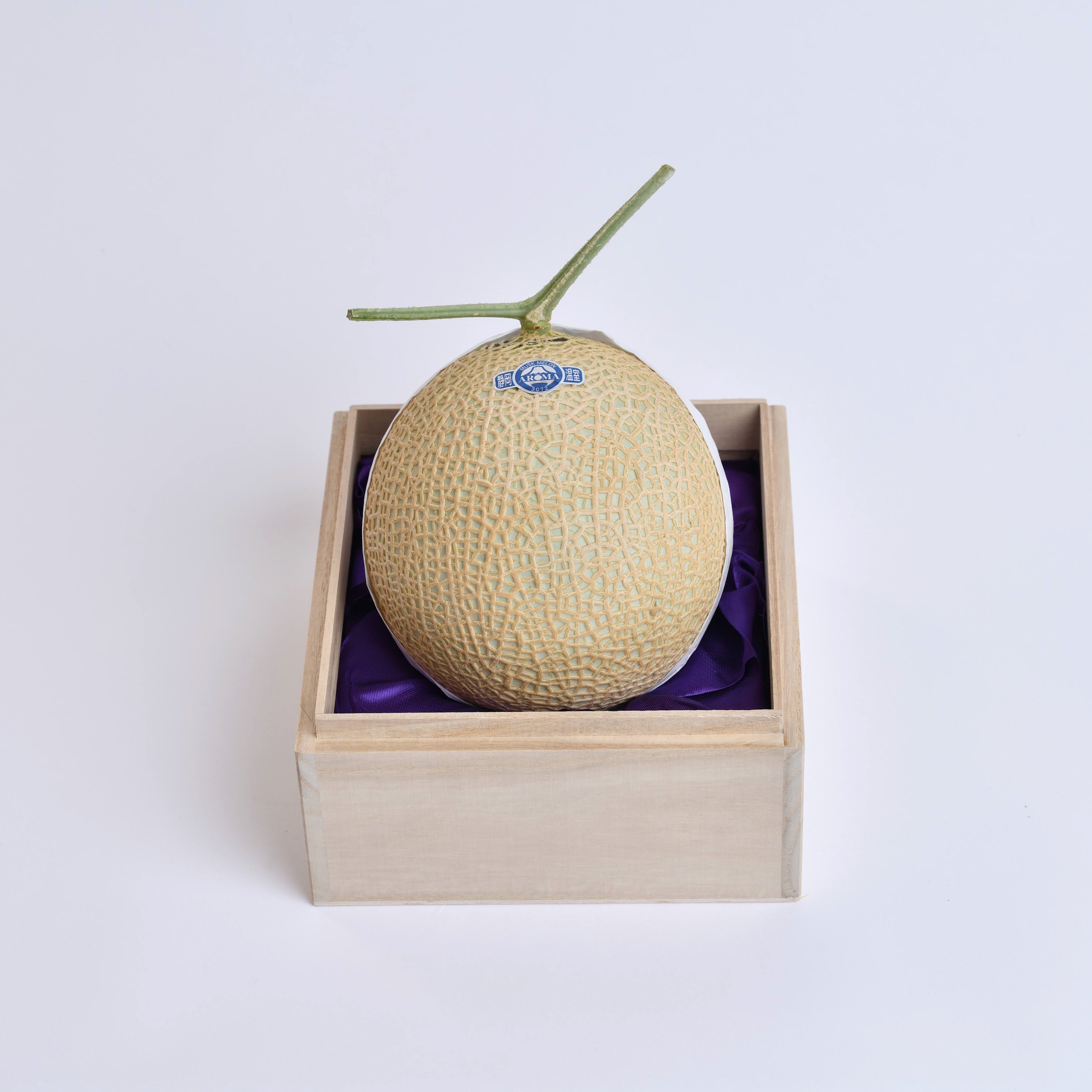 メロン 青アールスメロン 桐箱入り