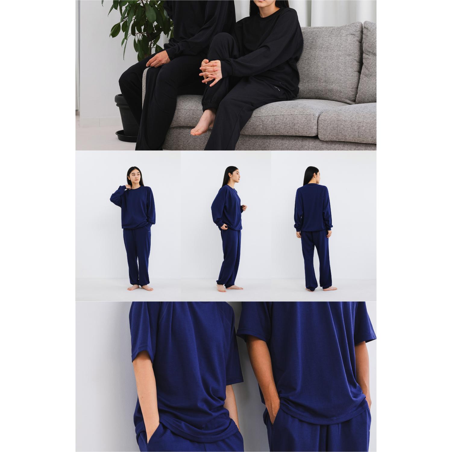 ECLEARリカバリーウェア 長袖トップス＆ロングパンツセット【一般医療機器】