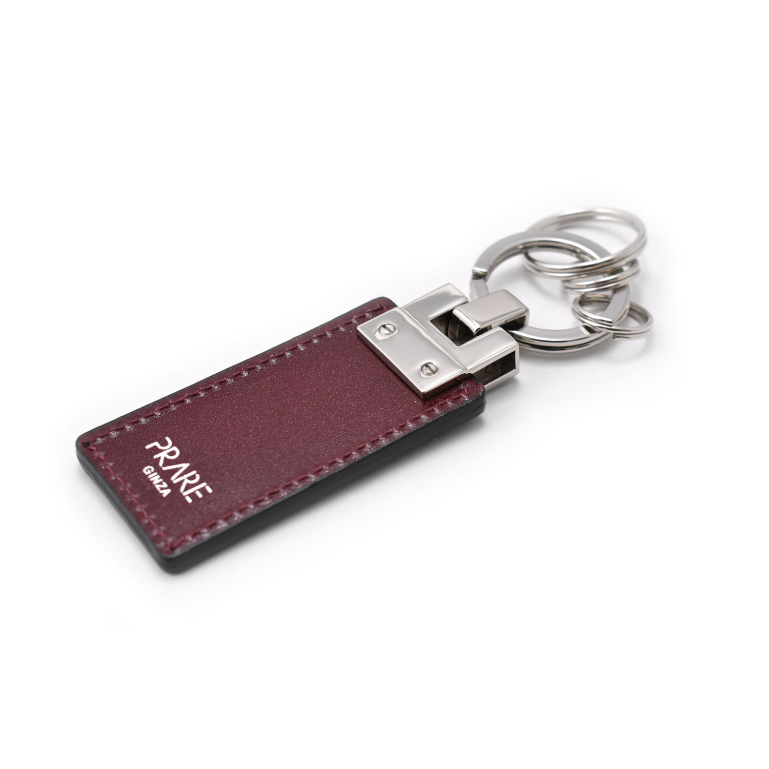 Annonay ボックスカーフレザーキーホルダー