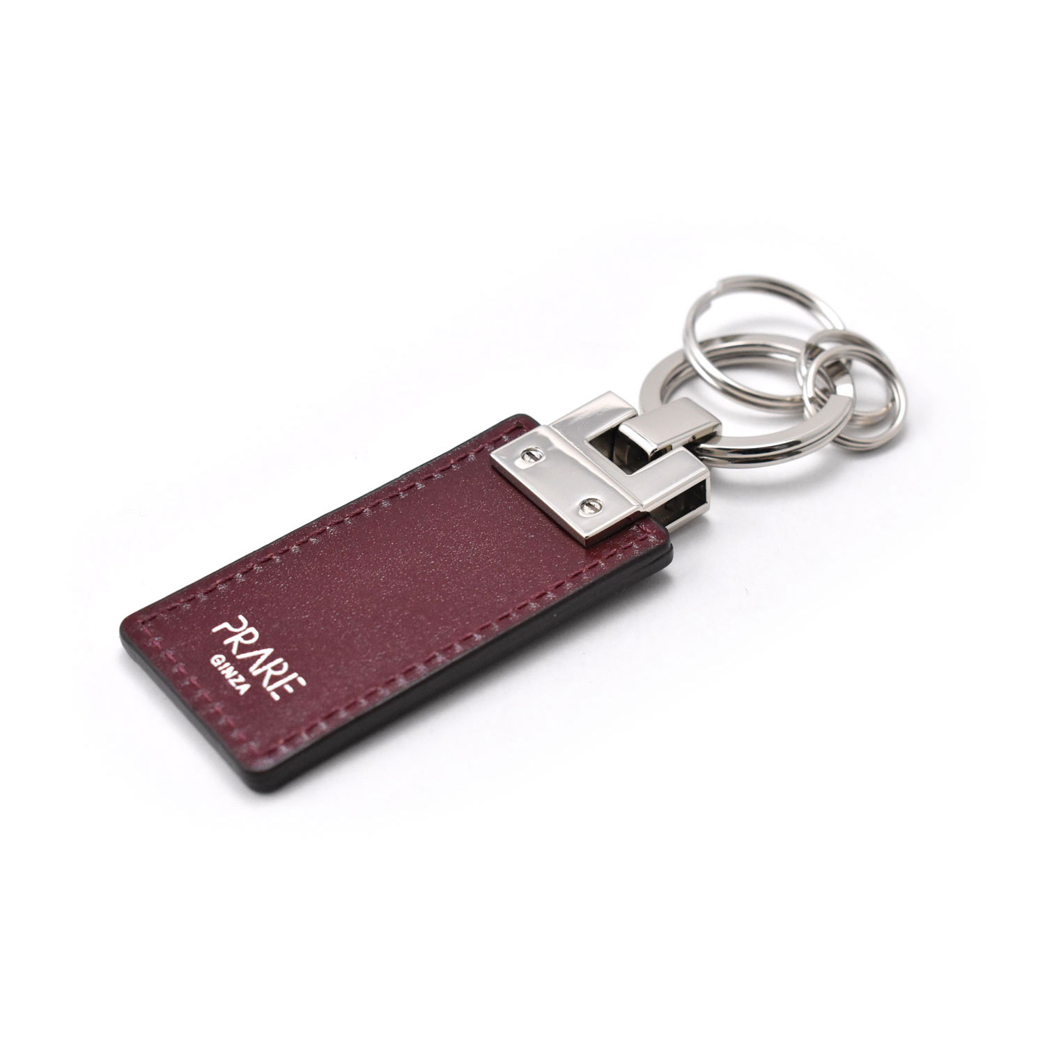 Annonay ボックスカーフレザーキーホルダー