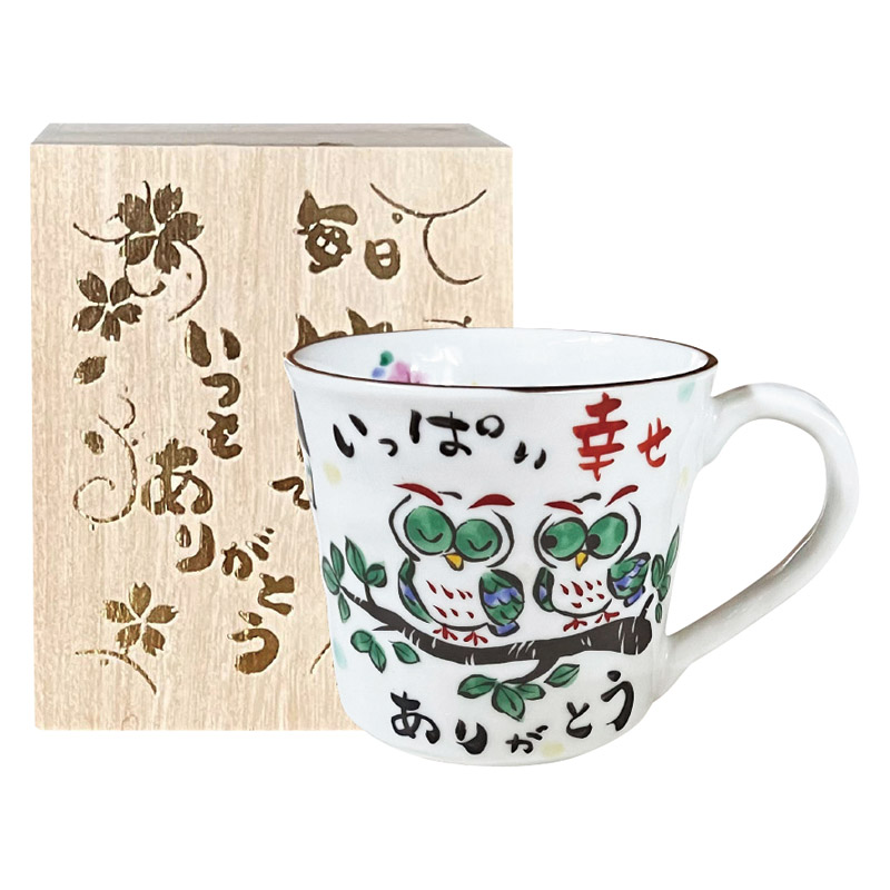 感謝マグカップ（木箱入）