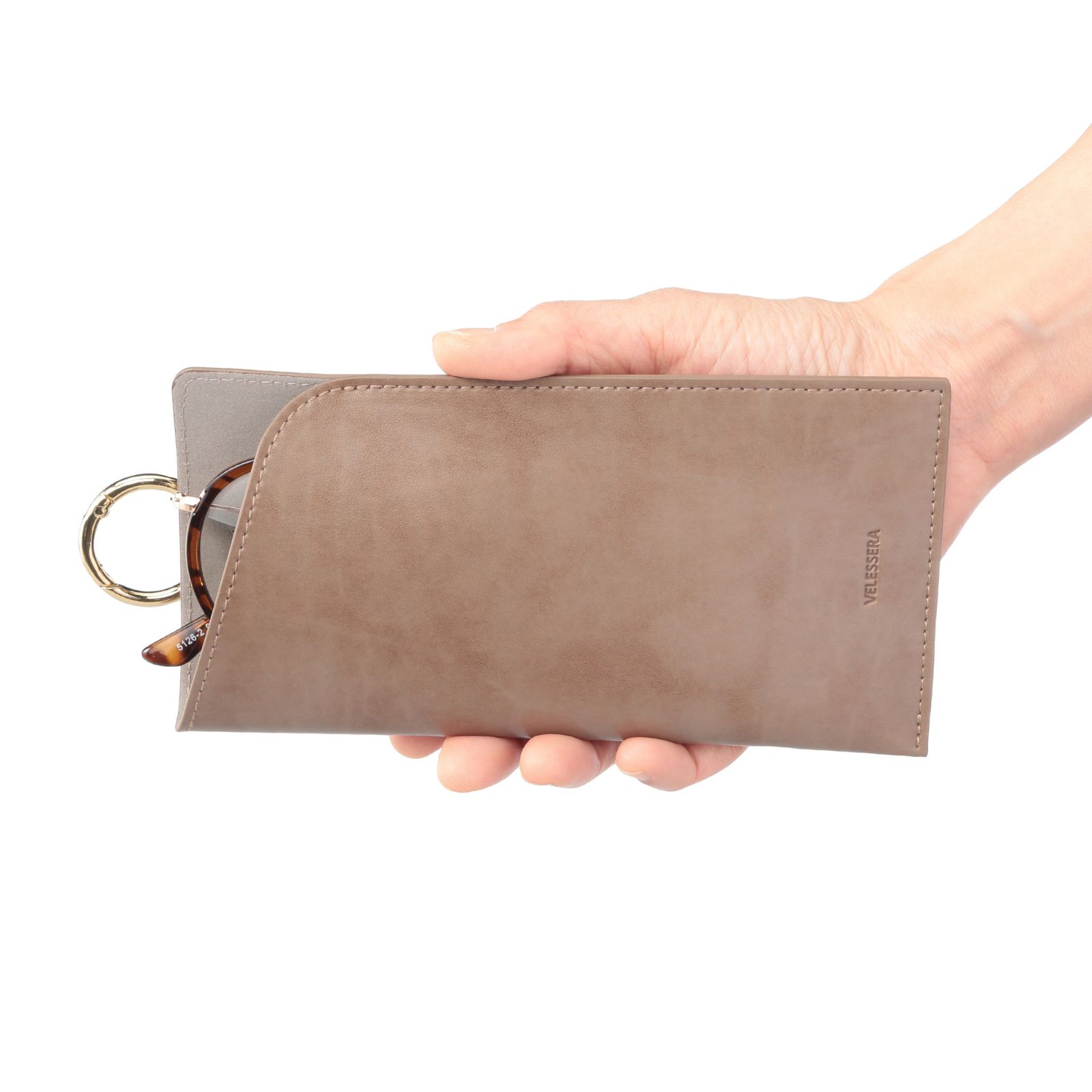 カラビナ付きメガネケース