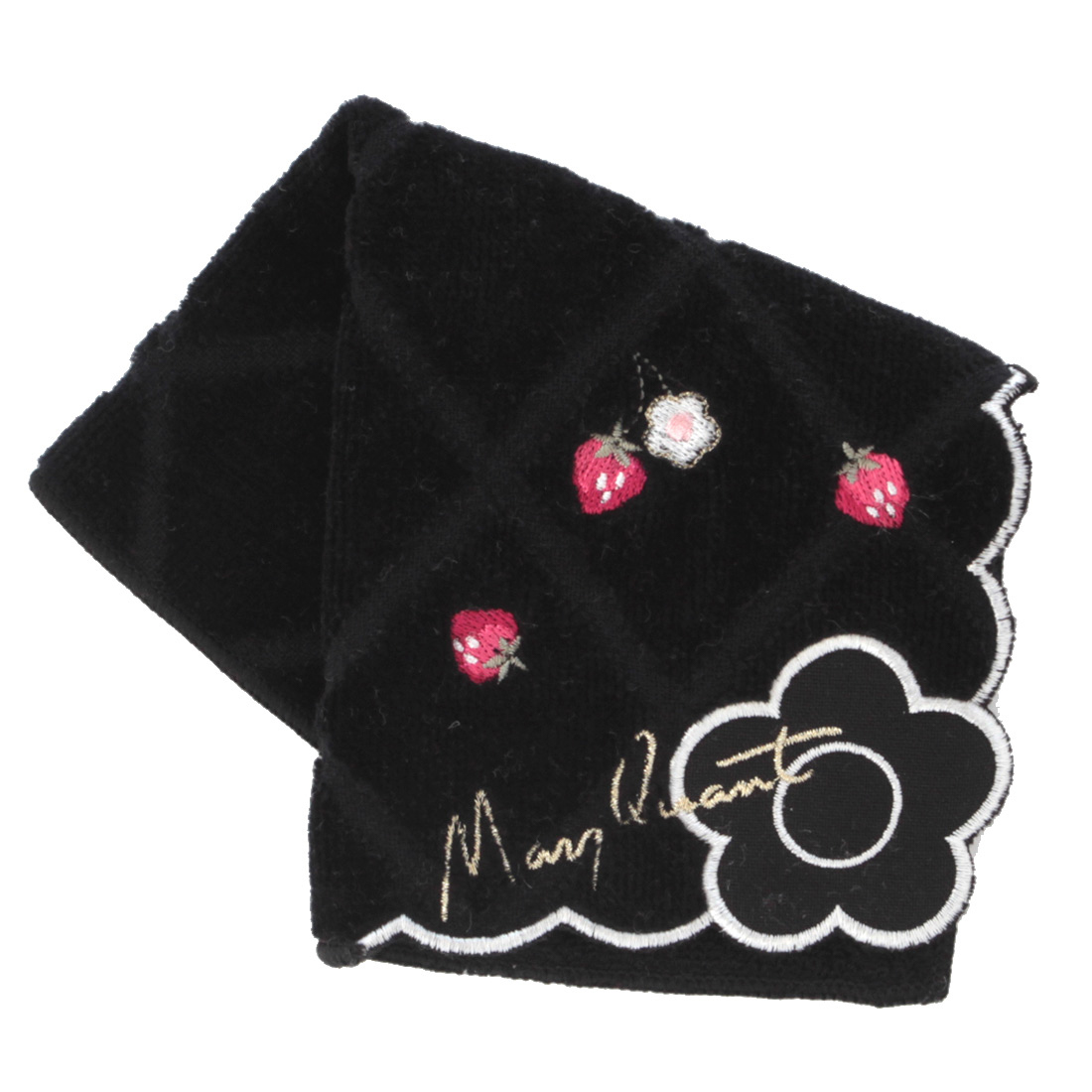 いちごのタオルハンカチーフ