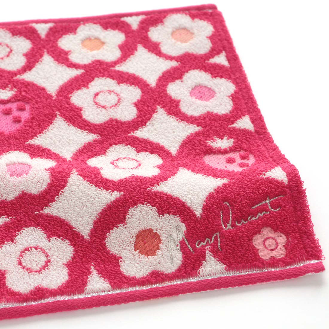 いちごのタオルハンカチーフ