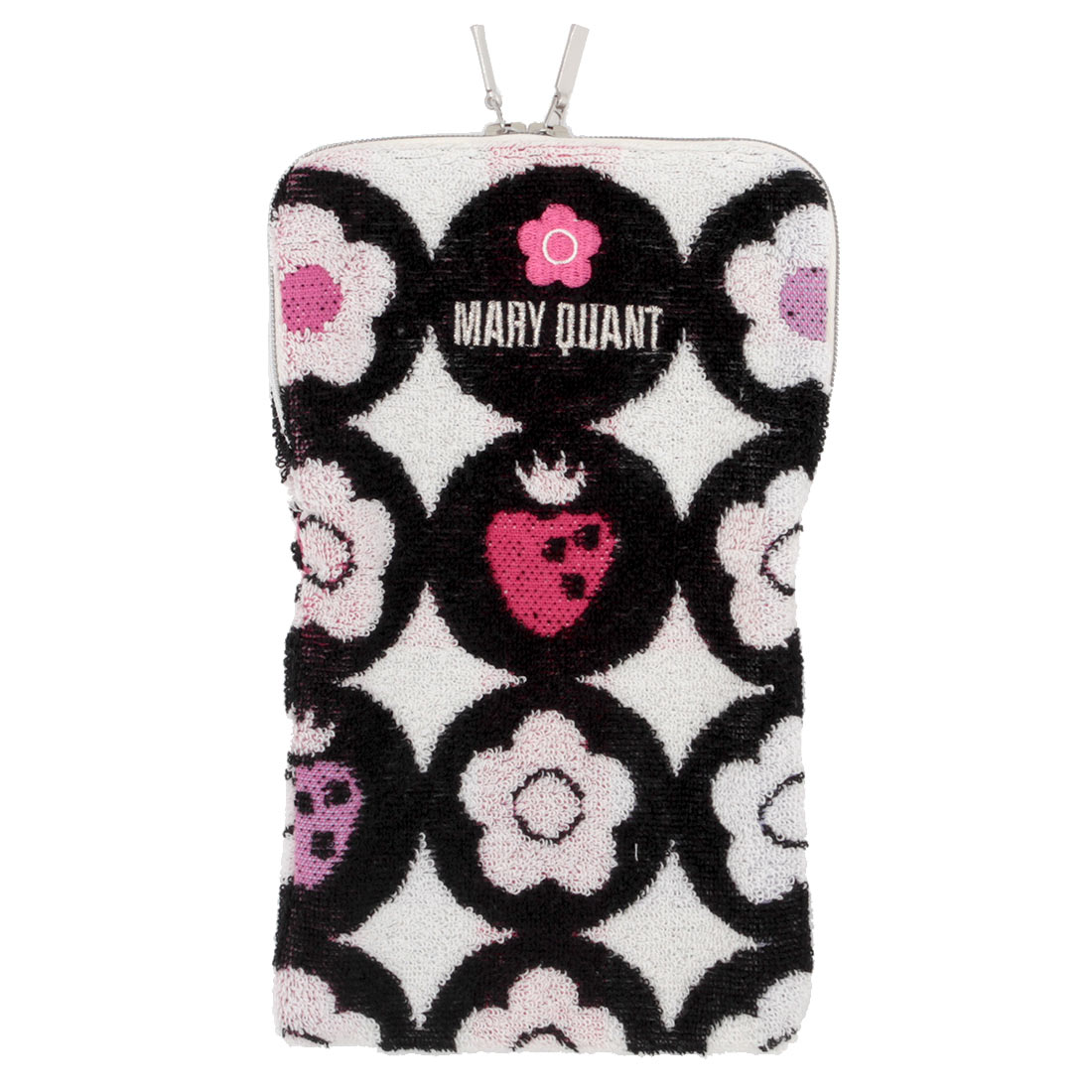 いちごのタオルハンカチーフ＆タオルポーチ