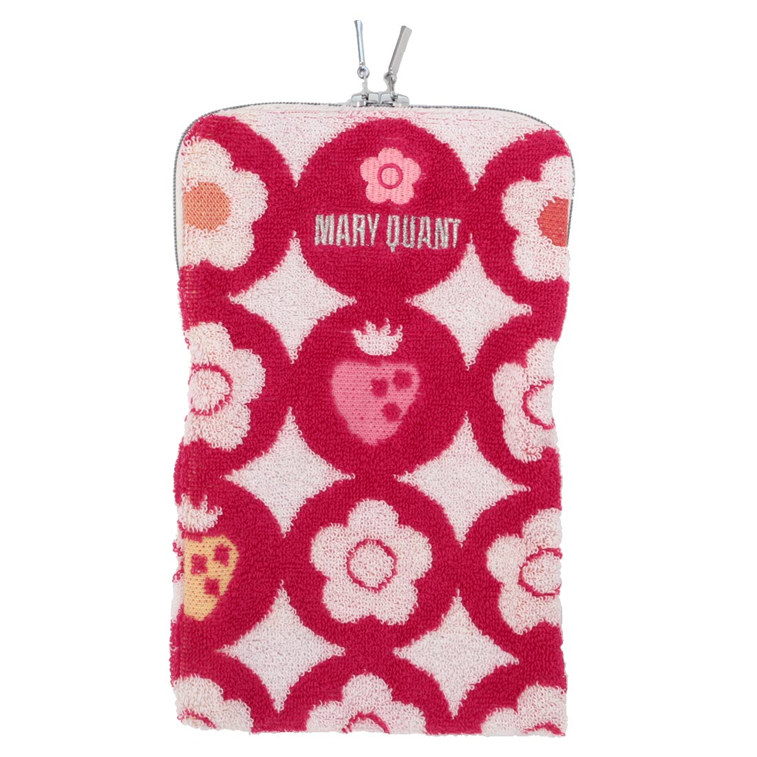 いちごのタオルハンカチーフ＆タオルポーチ