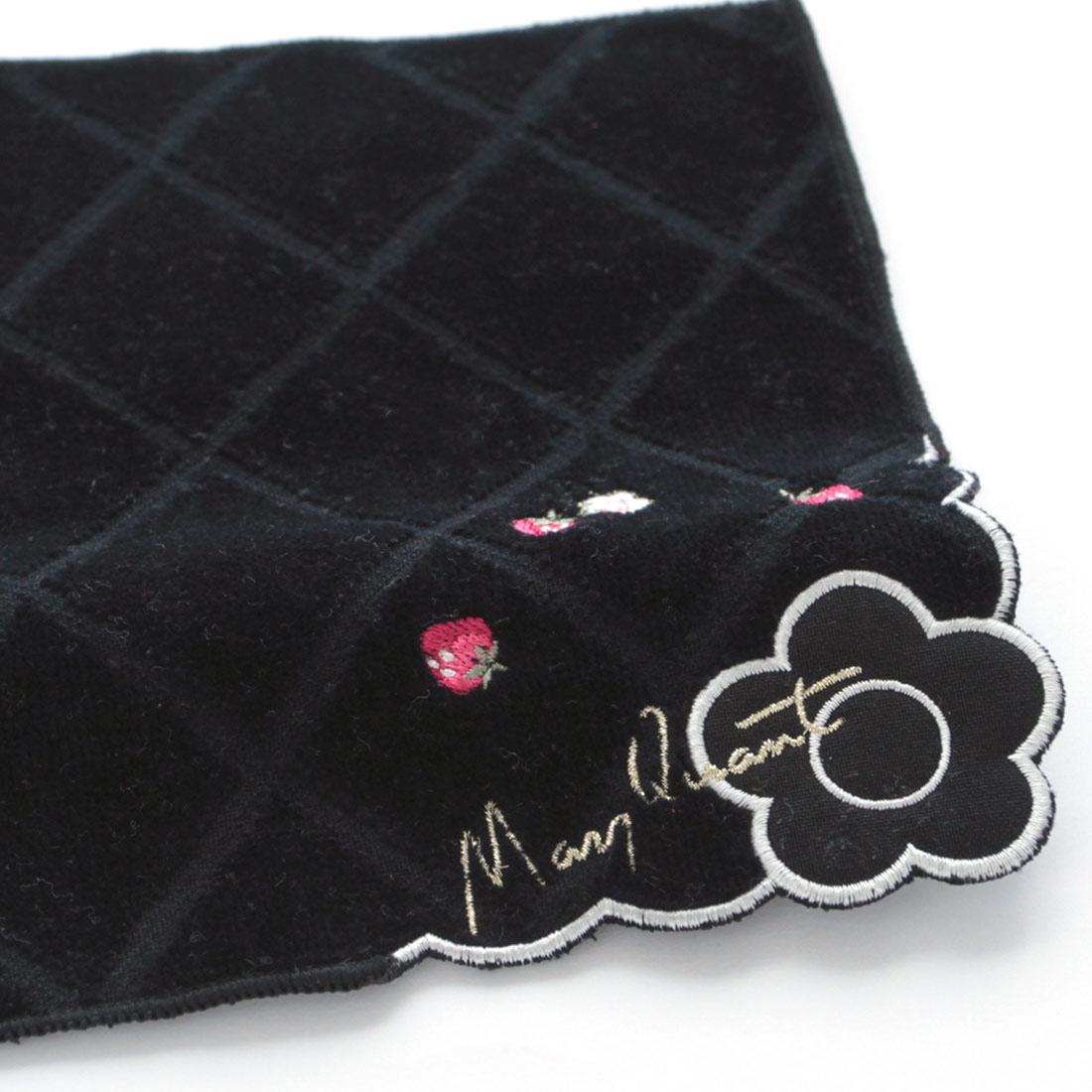 いちごのタオルハンカチーフ＆タオルポーチ