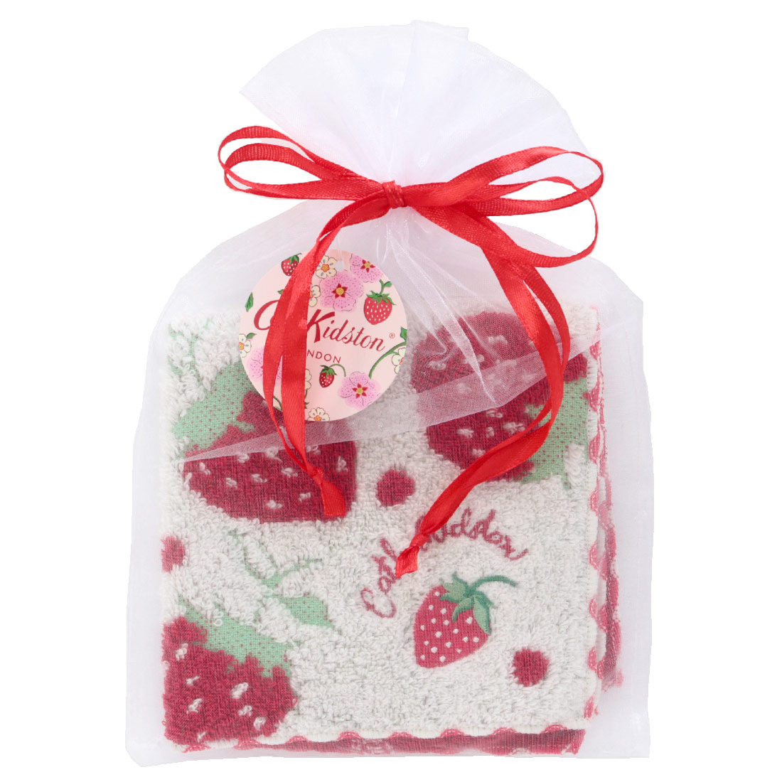 オーガンジー巾着入り タオルハンカチーフ