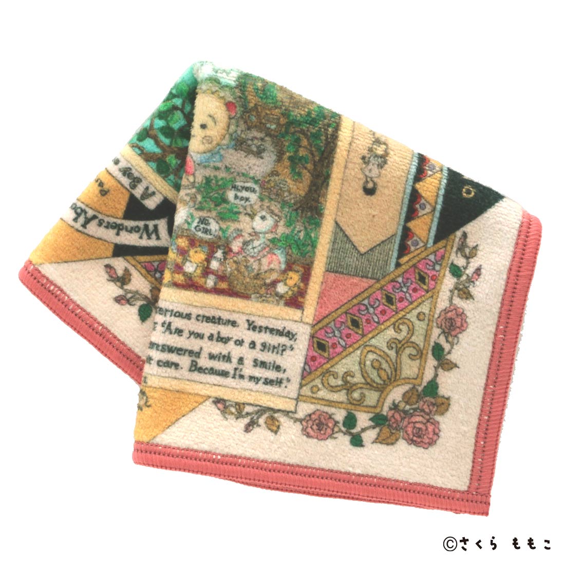 スマホ拭きにもなるミニタオル