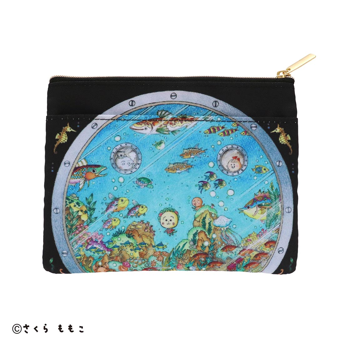 コジコジのフラットポーチ＆選べるハンカチタオル