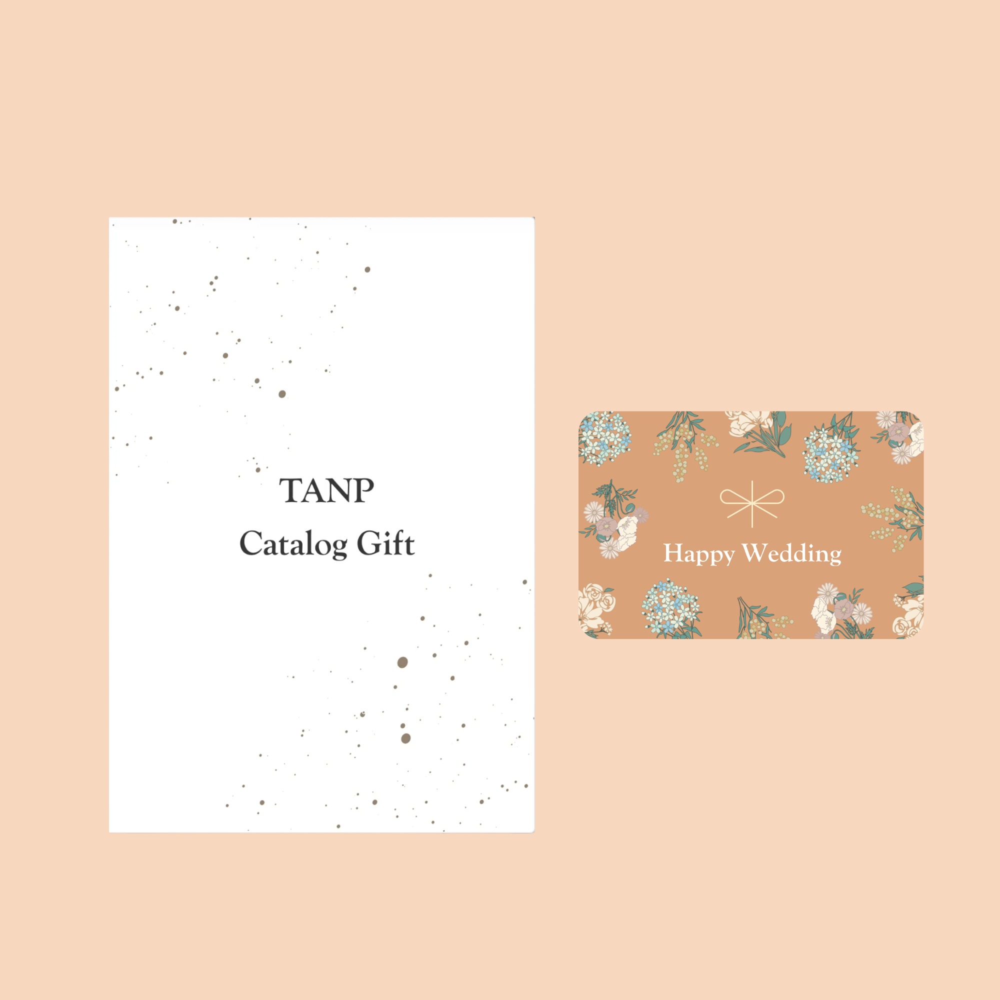 結婚祝いのカタログとお米セット