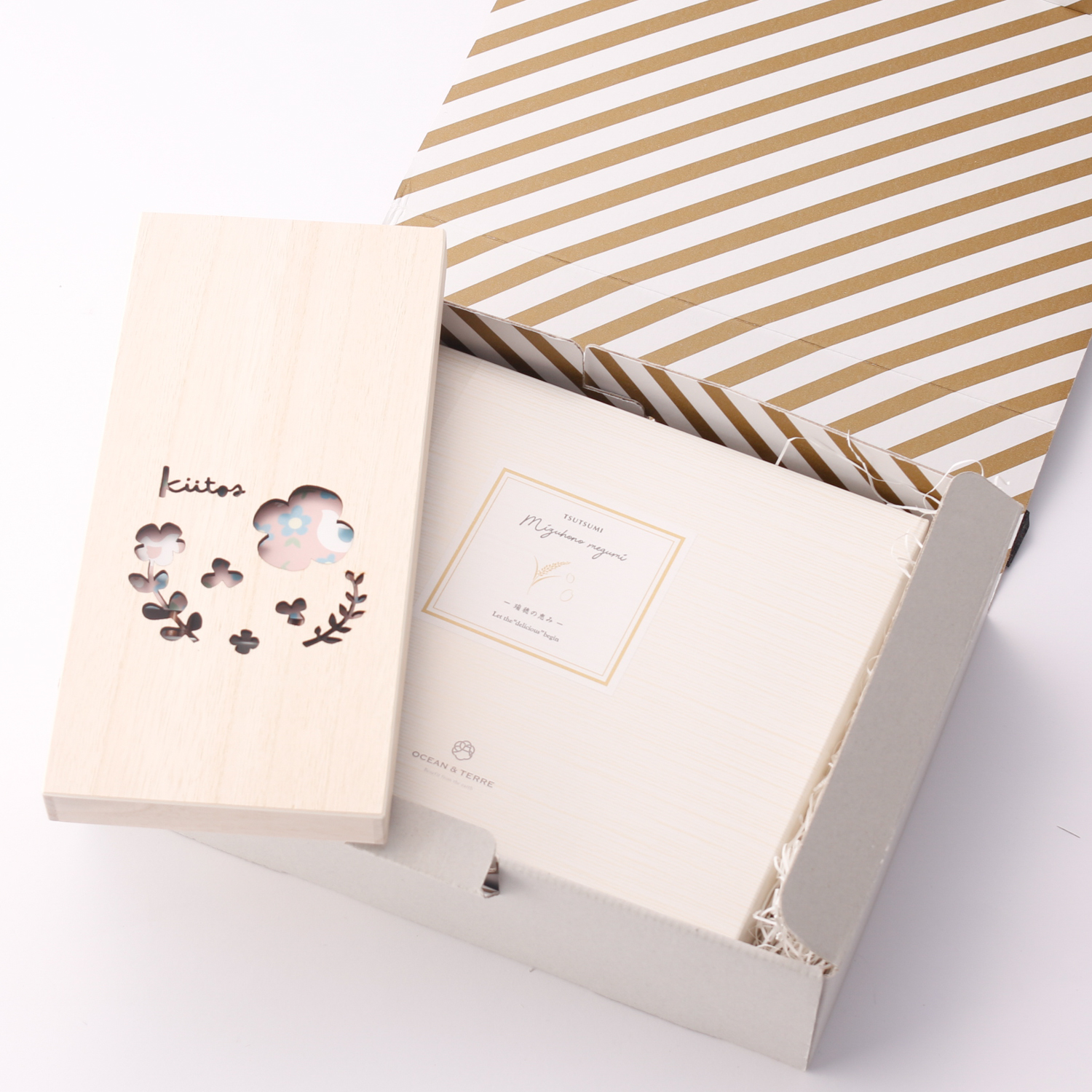 縁起物ペア箸とお米の美味しい食卓セット