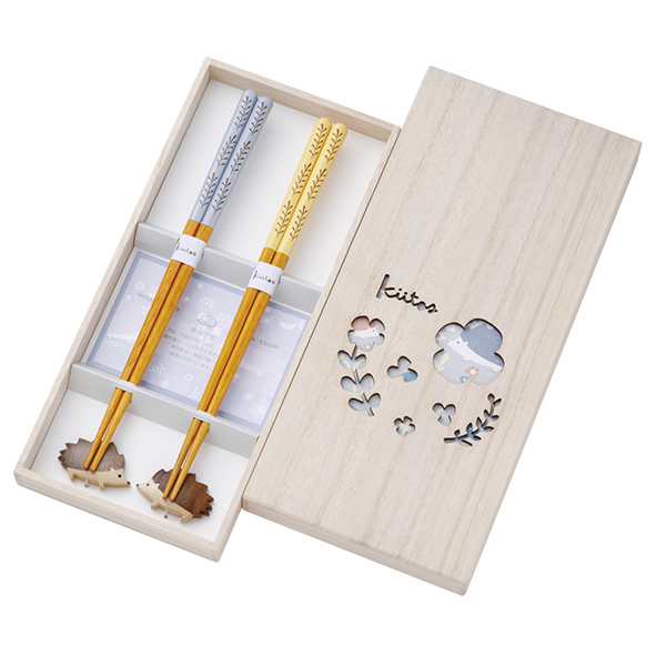 縁起物ペア箸とお米の美味しい食卓セット