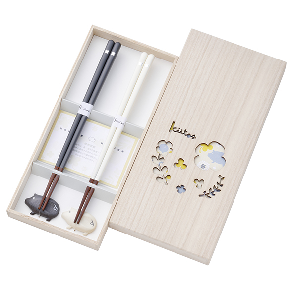 縁起物ペア箸とお米の美味しい食卓セット