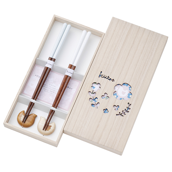 縁起物ペア箸とお米の美味しい食卓セット