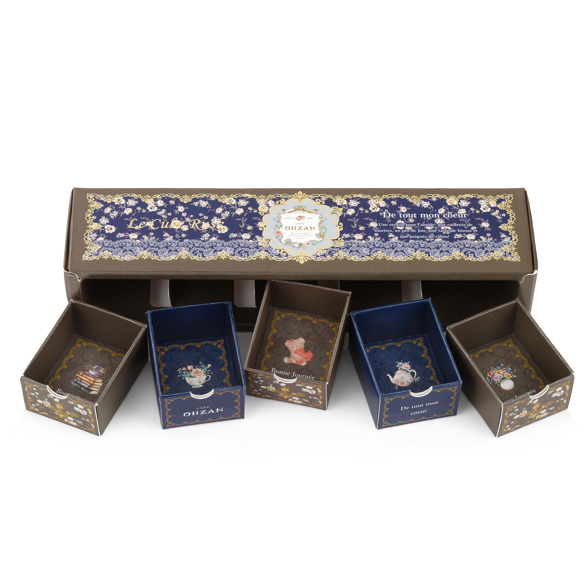 【まとめ買い5個セット】【数量限定】キューブラスク5個入 シェリー