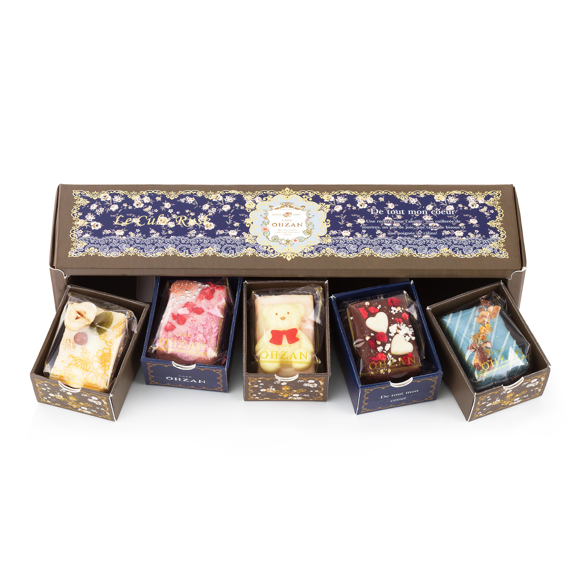 【まとめ買い10個セット】【数量限定】キューブラスク5個入 シェリー