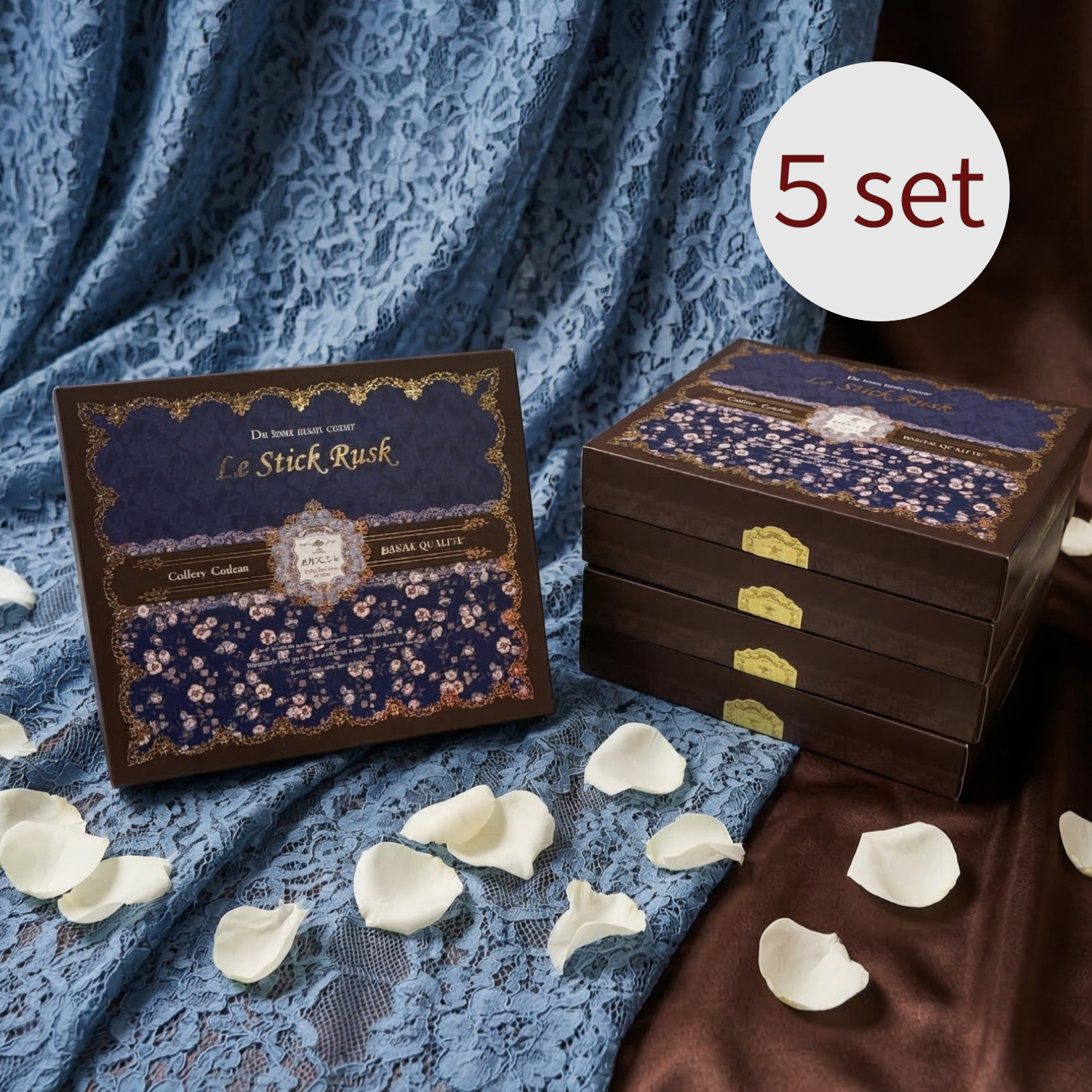 【まとめ買い5個セット】【数量限定】スティックラスク5本入 アドラーブル