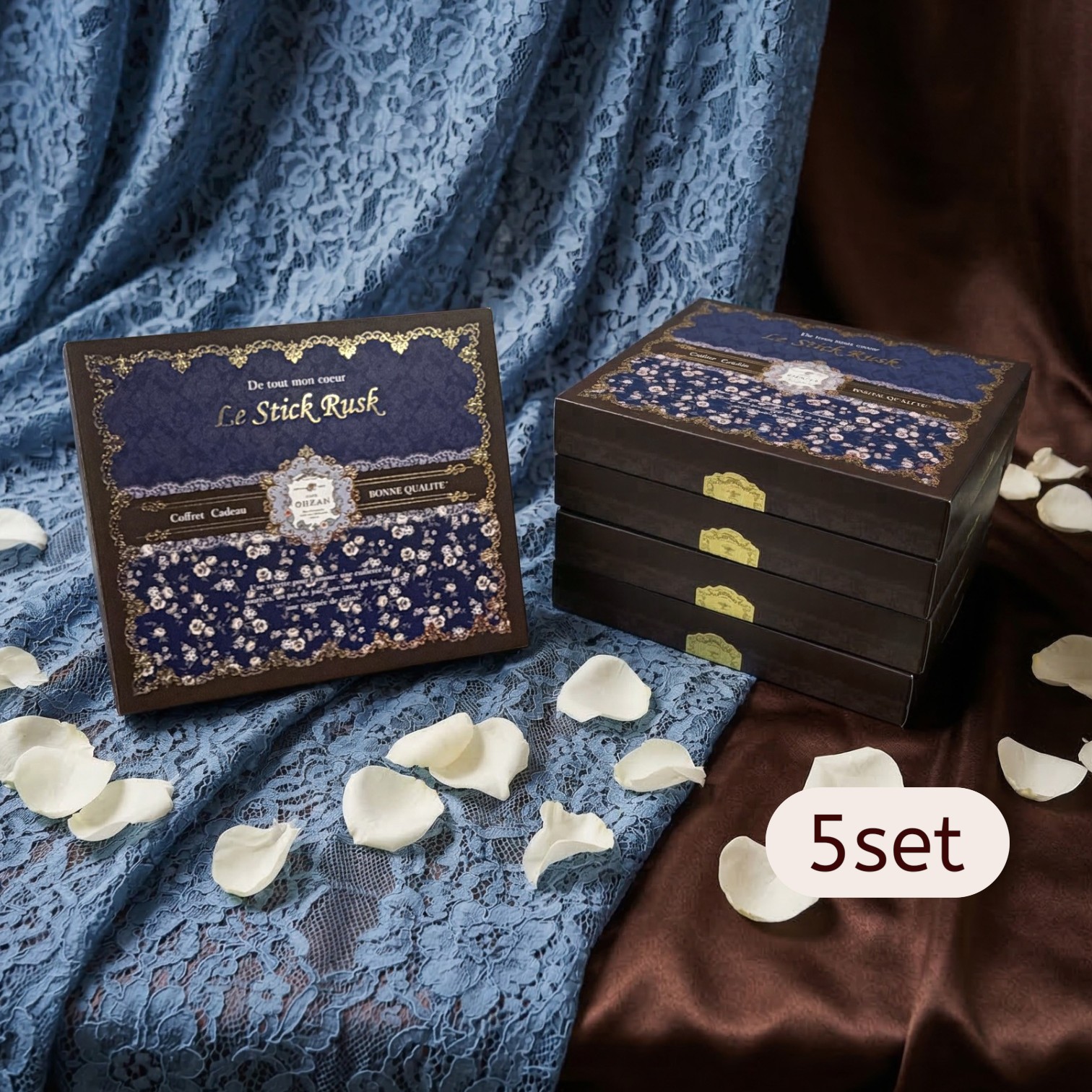 【まとめ買い5個セット】【数量限定】スティックラスク5本入 アドラーブル