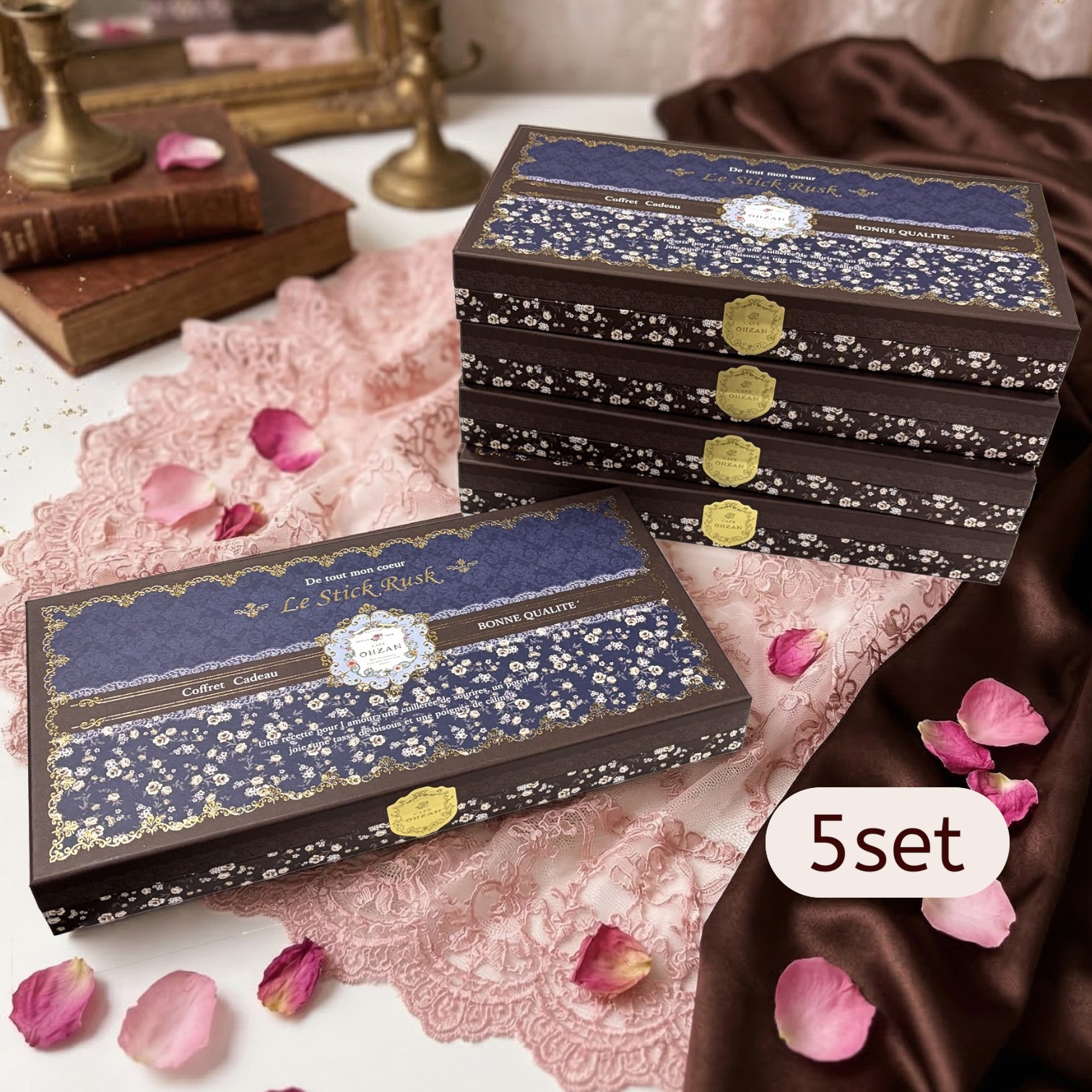 【まとめ買い5個セット】【数量限定】スティックラスク10本入 シュピネ