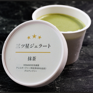 【世界中の人が食べられる】三ツ星ジェラート6個入り（バニラ、チョコレート、抹茶、各2個）