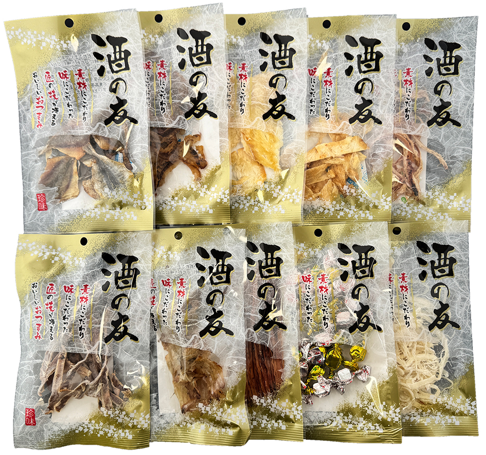 【ハレの日のプレゼントに】選べる赤いお酒とおつまみ珍味セット