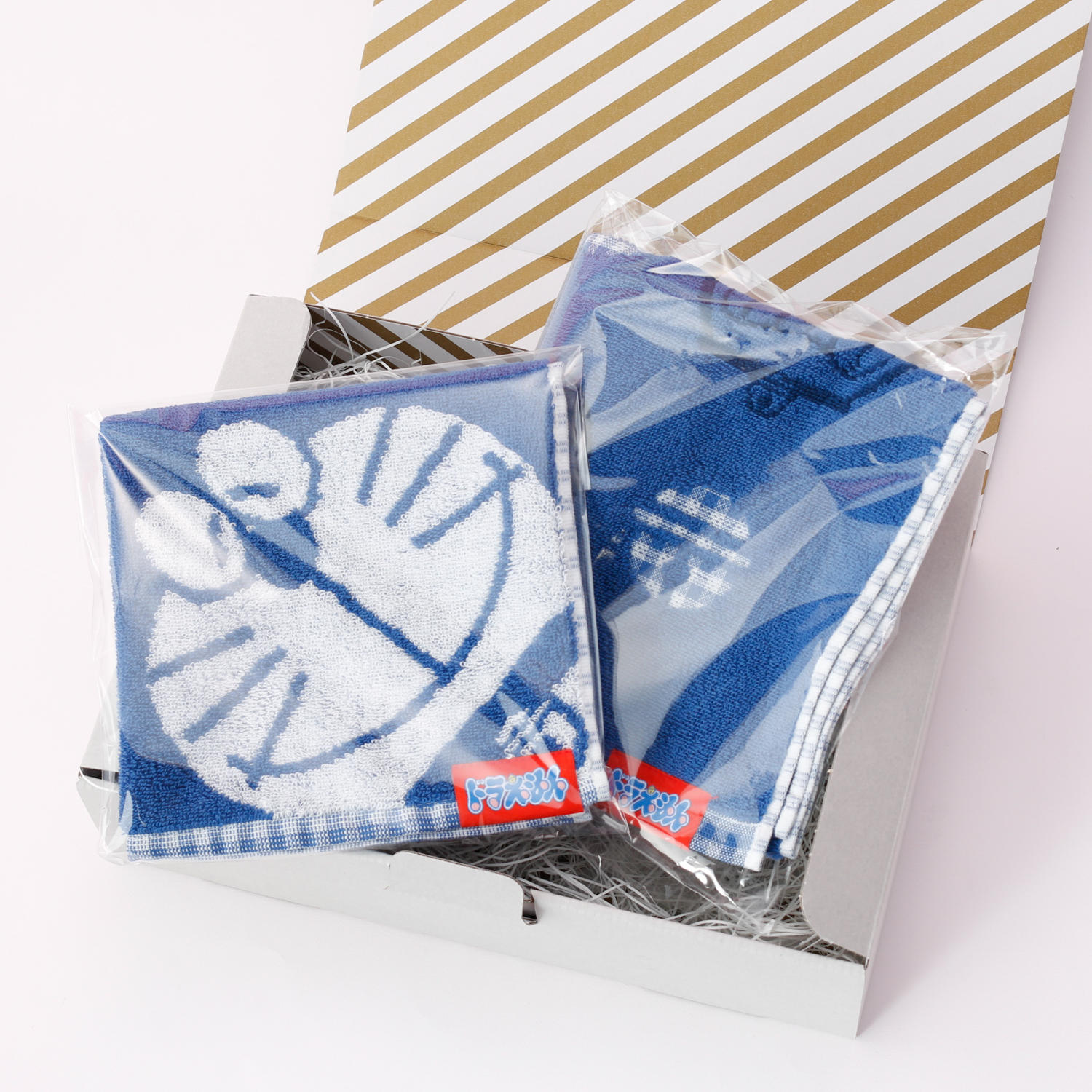 【ドラえもん好きへ贈る】ハンドタオル＆フェイスタオルセット