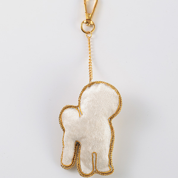 ザリ刺繍キーホルダー＜イヌシリーズ＞