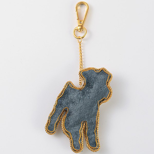 ザリ刺繍キーホルダー＜イヌシリーズ＞