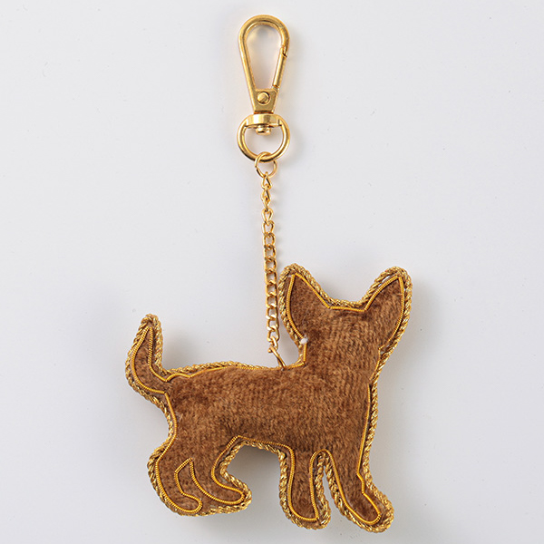 ザリ刺繍キーホルダー＜イヌシリーズ＞