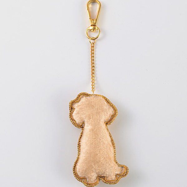 ザリ刺繍キーホルダー＜イヌシリーズ＞