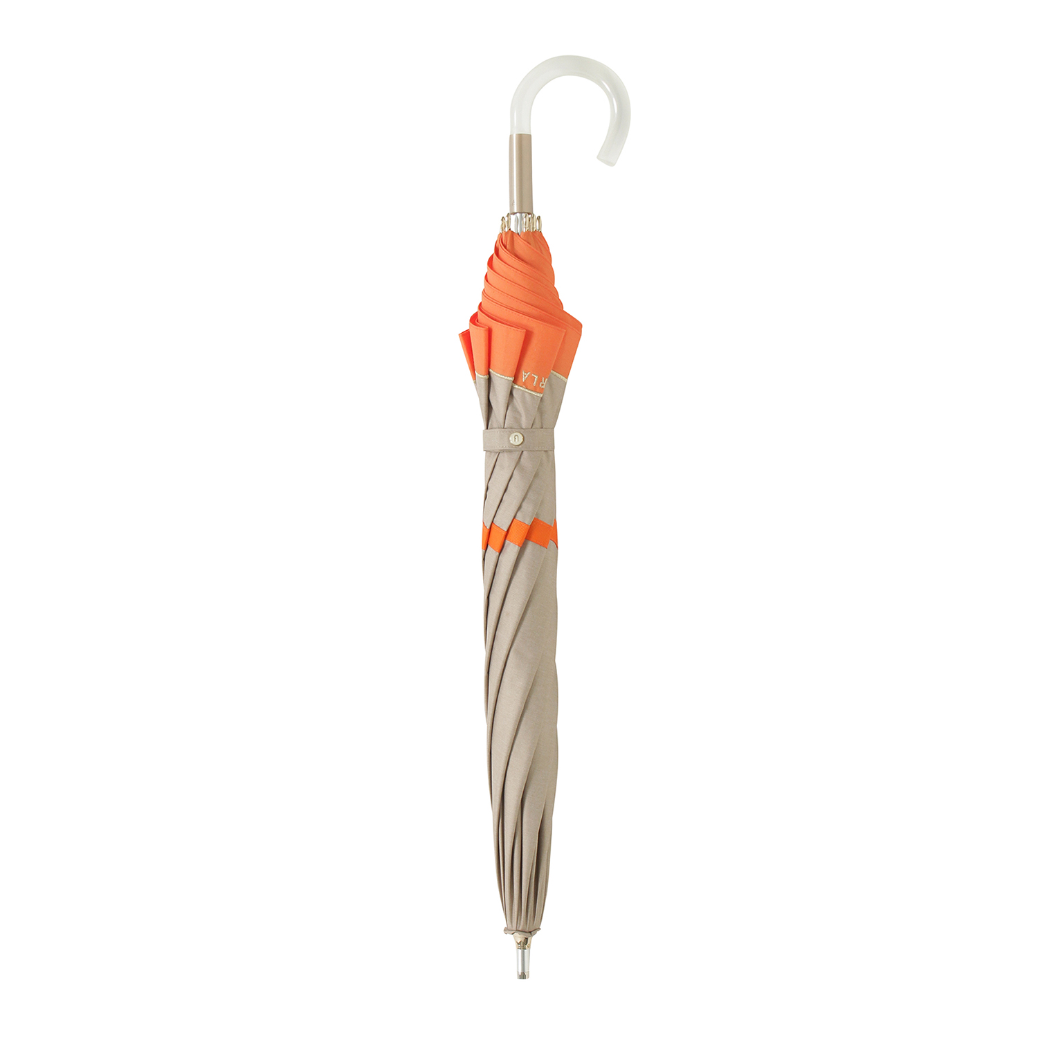 シャンブレー切り継ぎグログラン晴雨兼日傘＜遮光100％＞