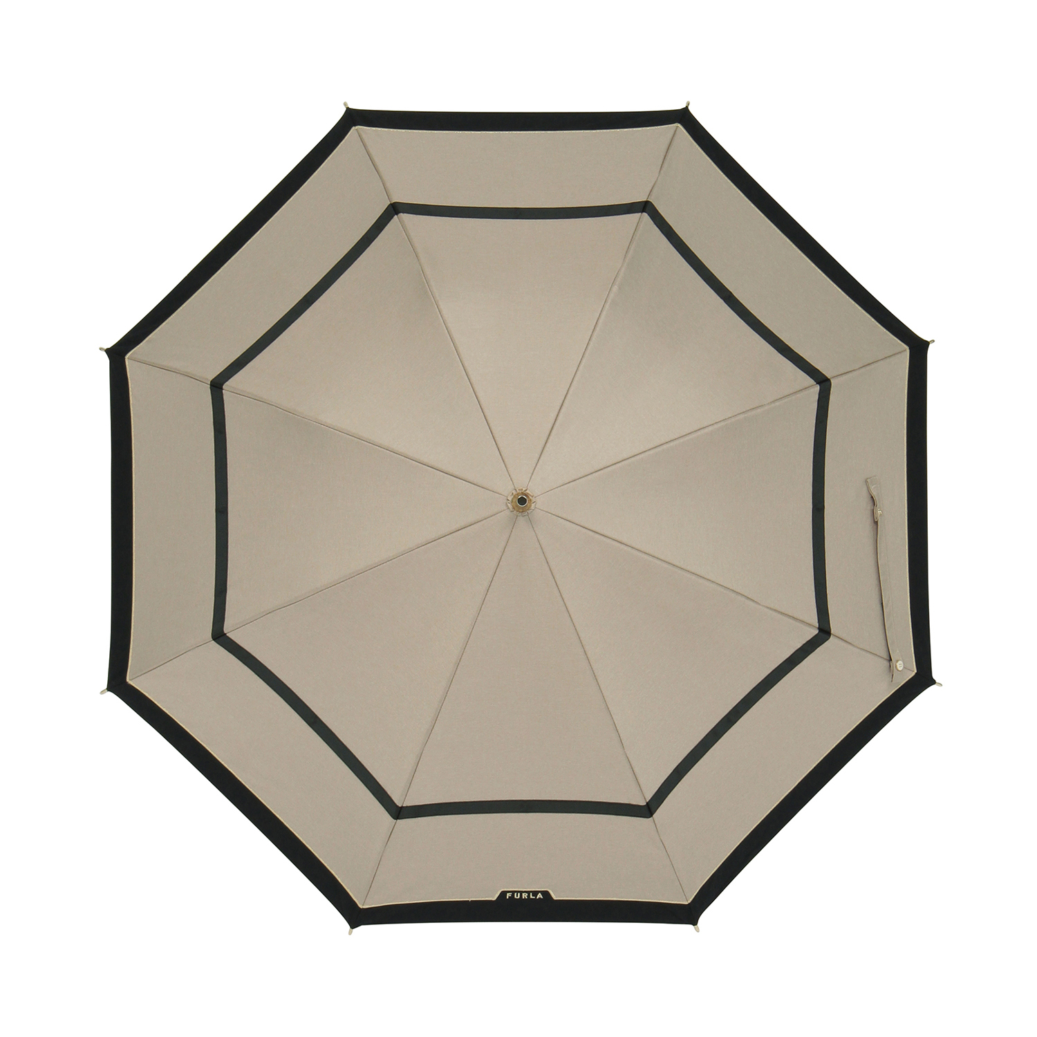 シャンブレー切り継ぎグログラン晴雨兼日傘＜遮光100％＞