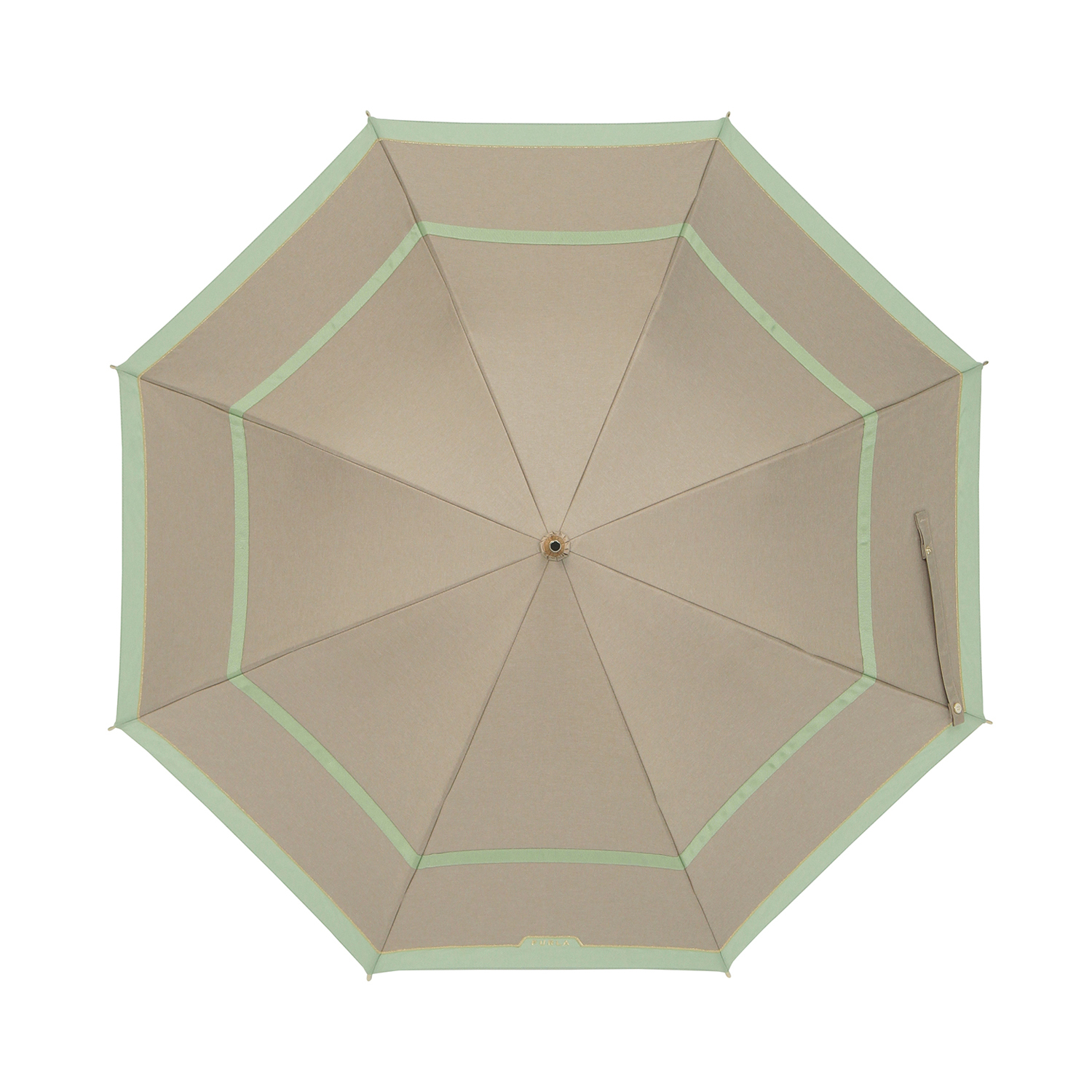 シャンブレー切り継ぎグログラン晴雨兼日傘＜遮光100％＞