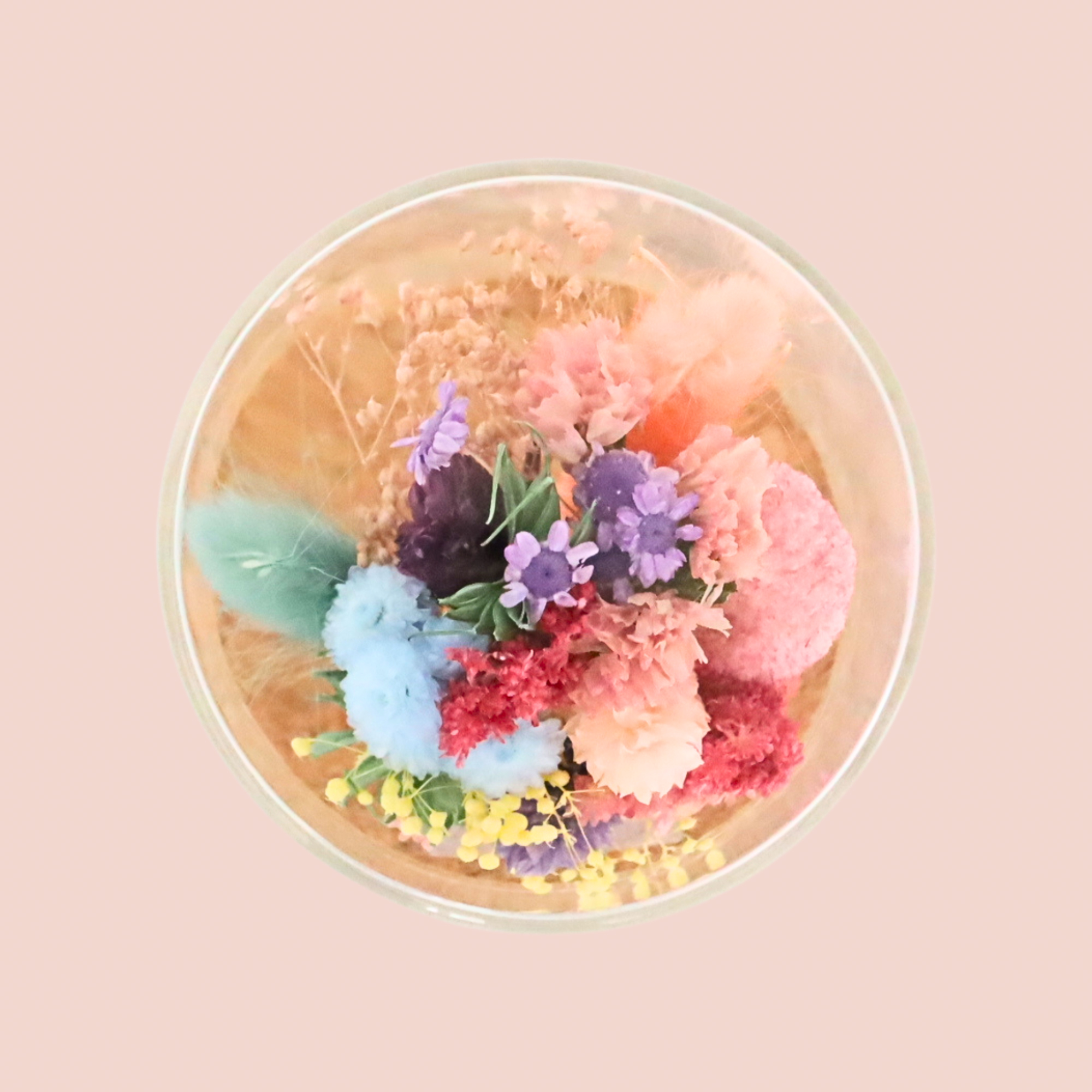 【母の日限定】ガラスドーム・プリザーブドブーケ