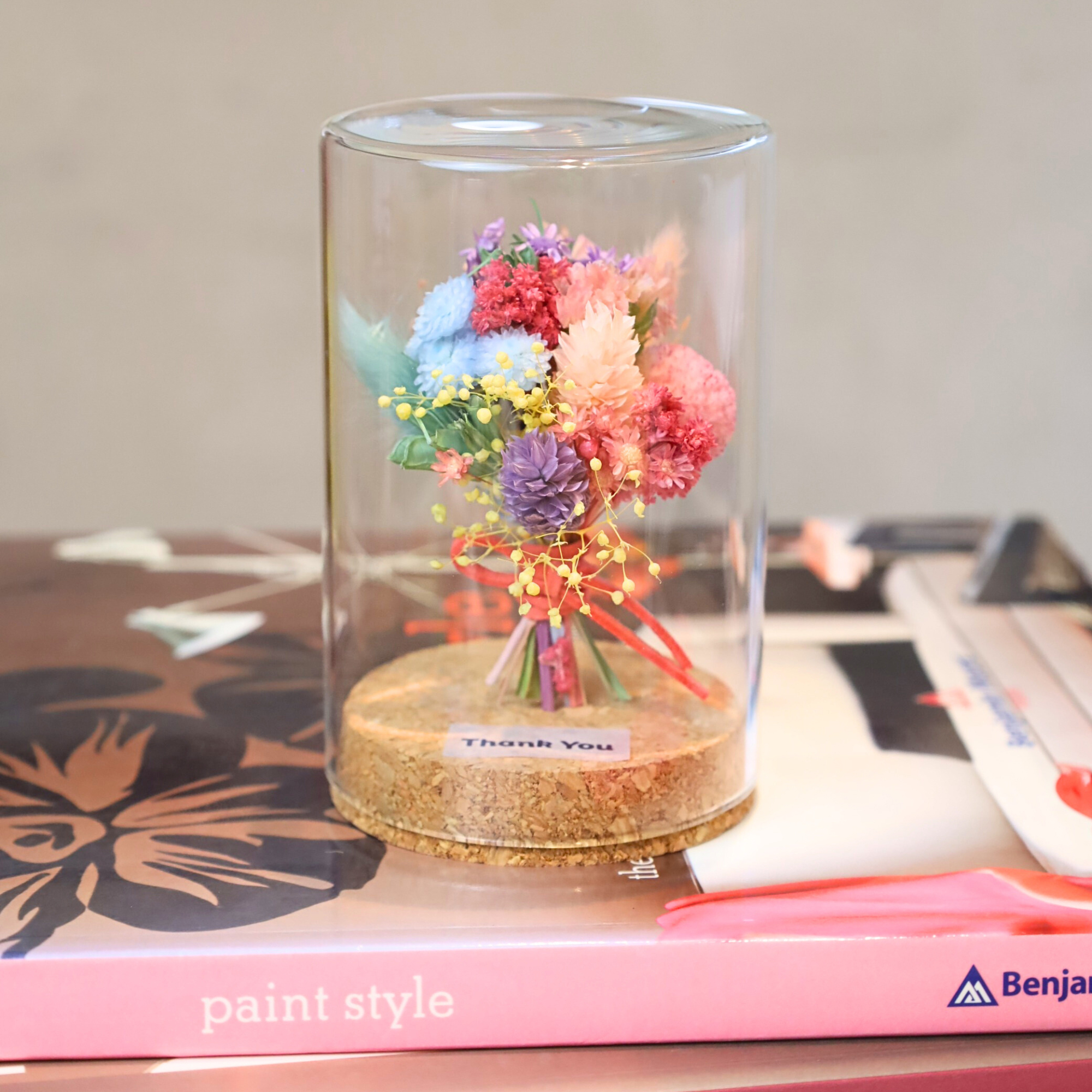 【母の日限定】ガラスドーム・プリザーブドブーケ