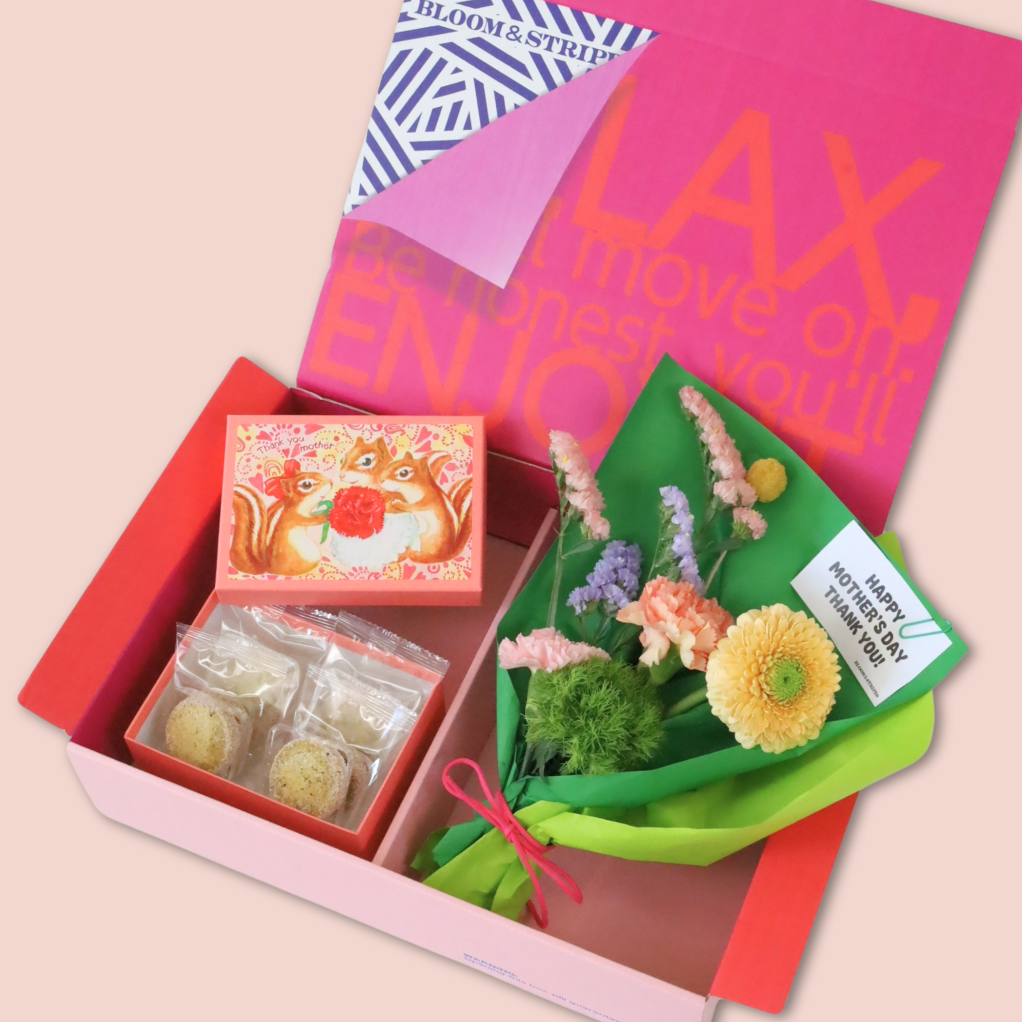 【母の日】西光亭 紅茶クッキーと花束セット