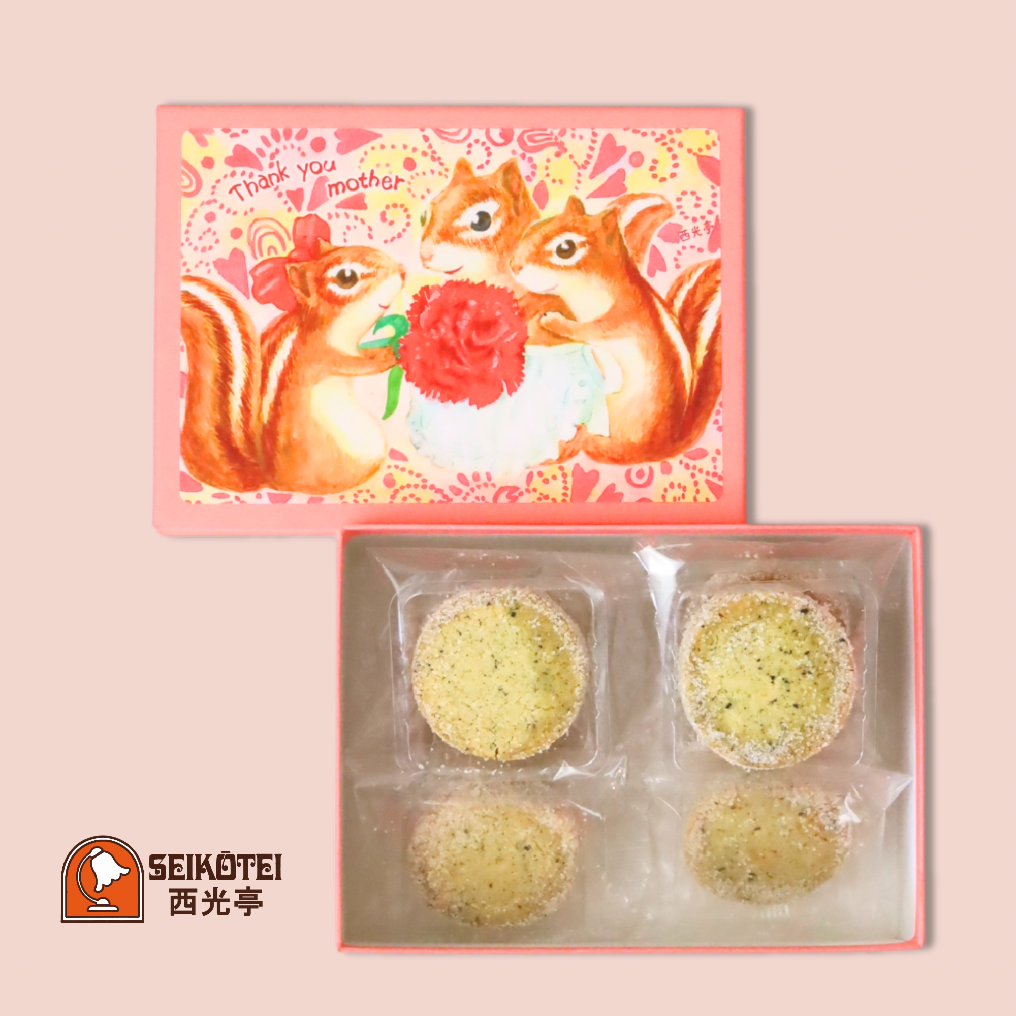【母の日】西光亭 紅茶クッキーとカーネーションセット