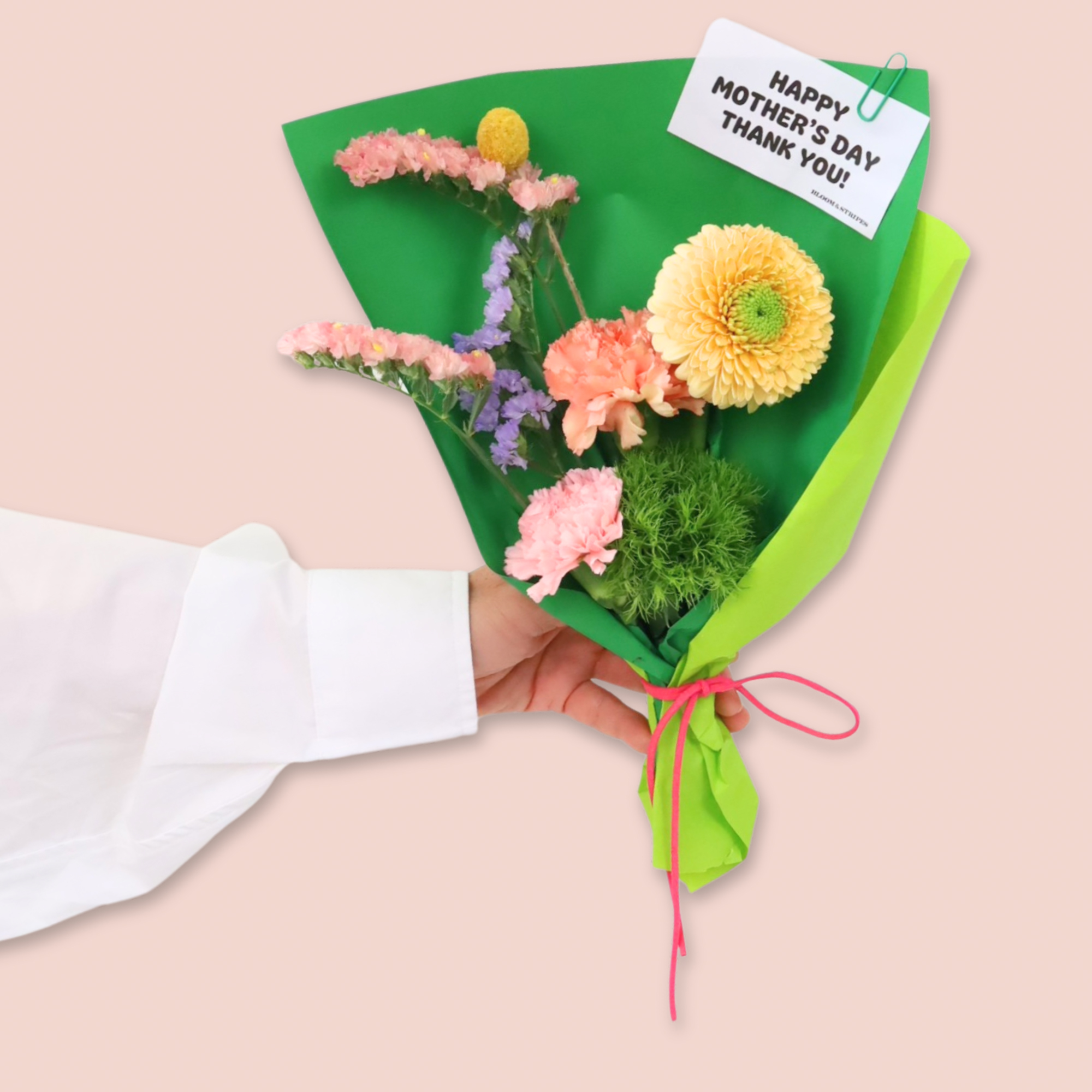 【母の日】蜂の家 和菓子詰合せと花束セット