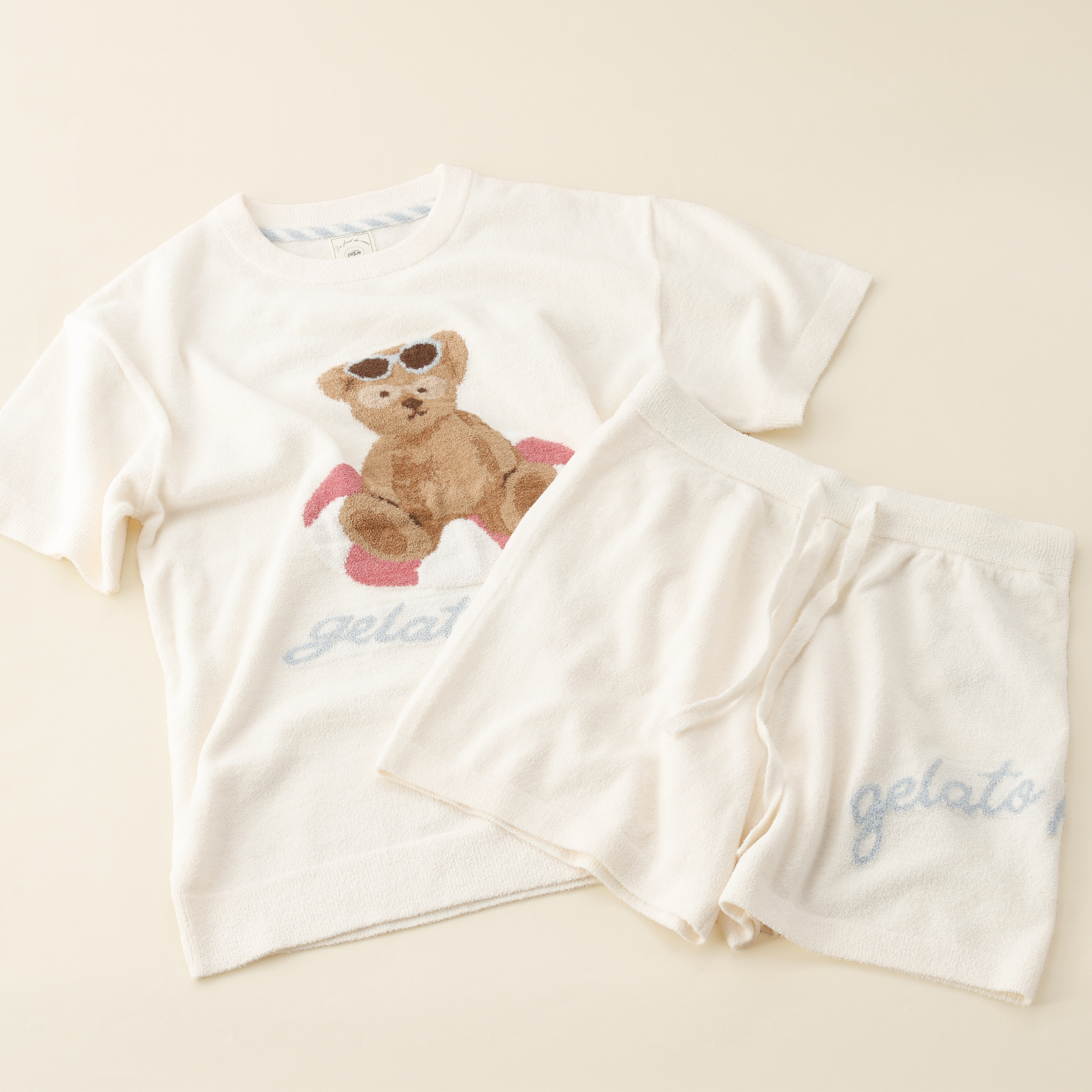 【WOMEN】SUMMER BEARJQDプルオーバー&エアリーモコロゴJQDショートパンツ