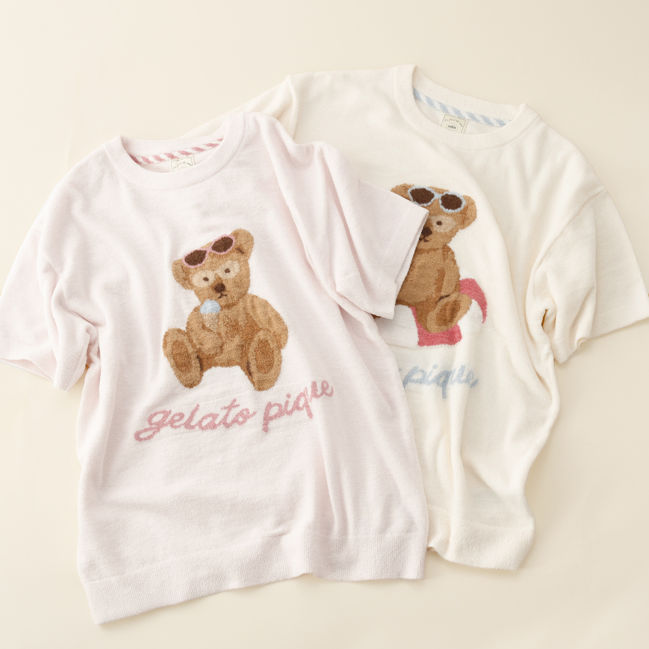 【WOMEN】SUMMER BEARJQDプルオーバー&エアリーモコロゴJQDショートパンツ