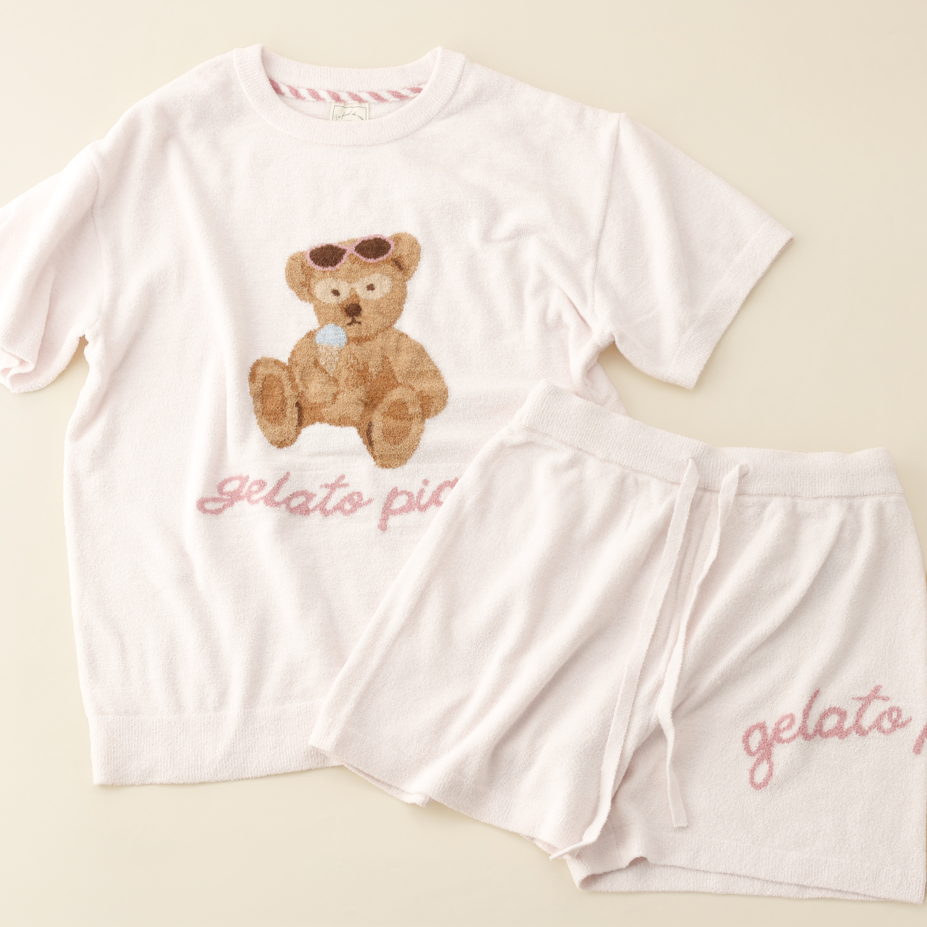 【WOMEN】SUMMER BEARJQDプルオーバー&エアリーモコロゴJQDショートパンツ