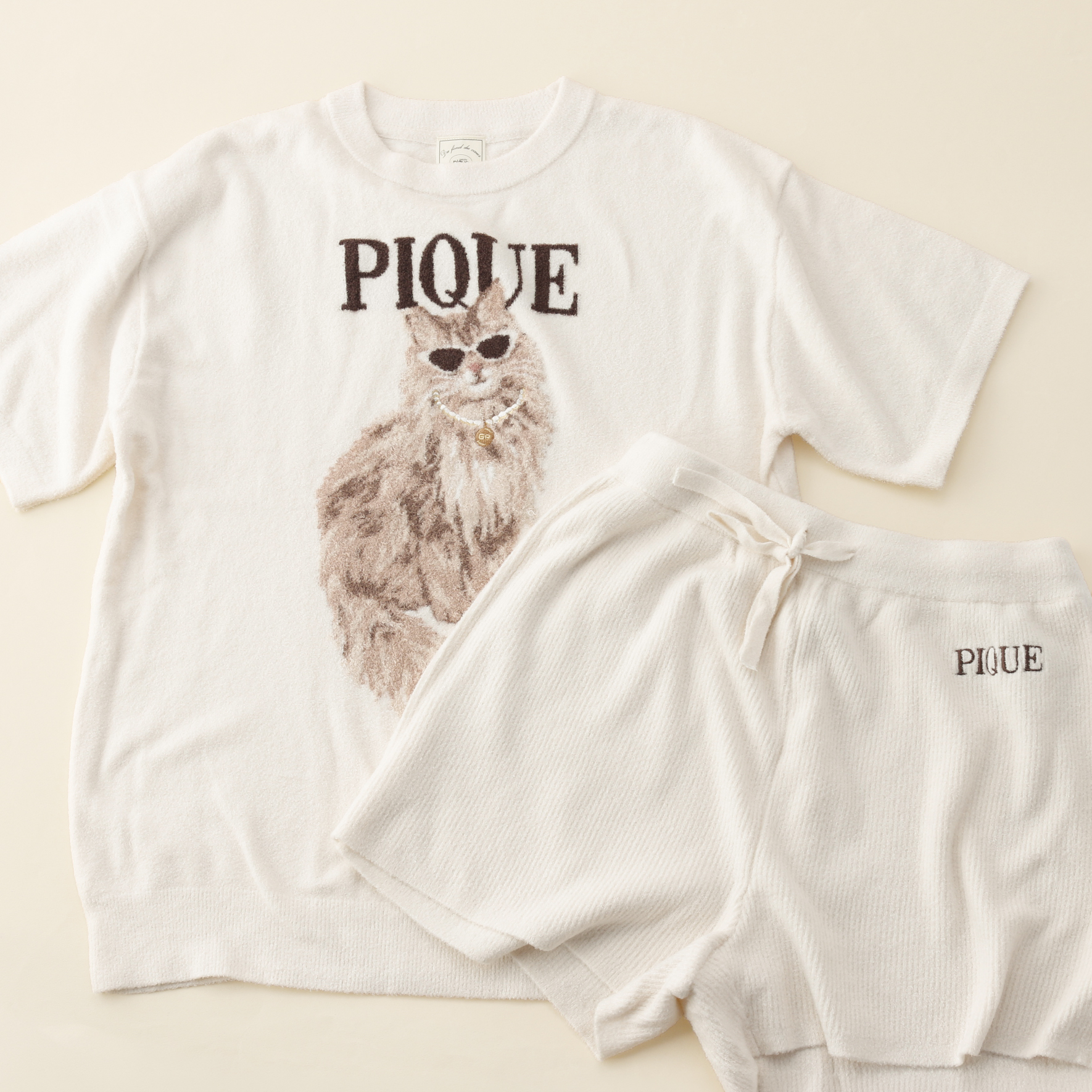【WOMEN】ファッションCATS JQD プルオーバー&スムーズィーリブショートパンツ