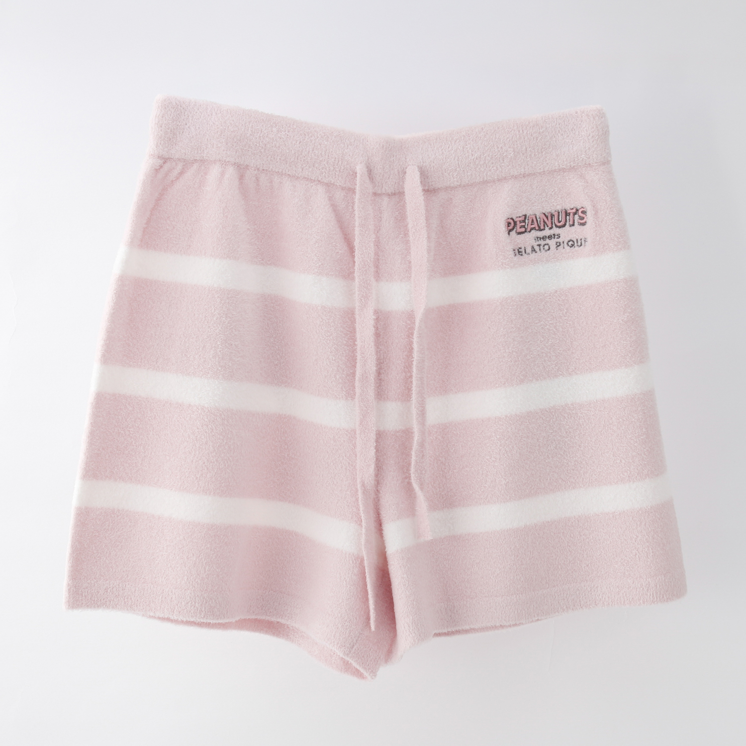 【WOMEN】【PEANUTS】スムーズィーJQDプルオーバー&ボーダーショートパンツ