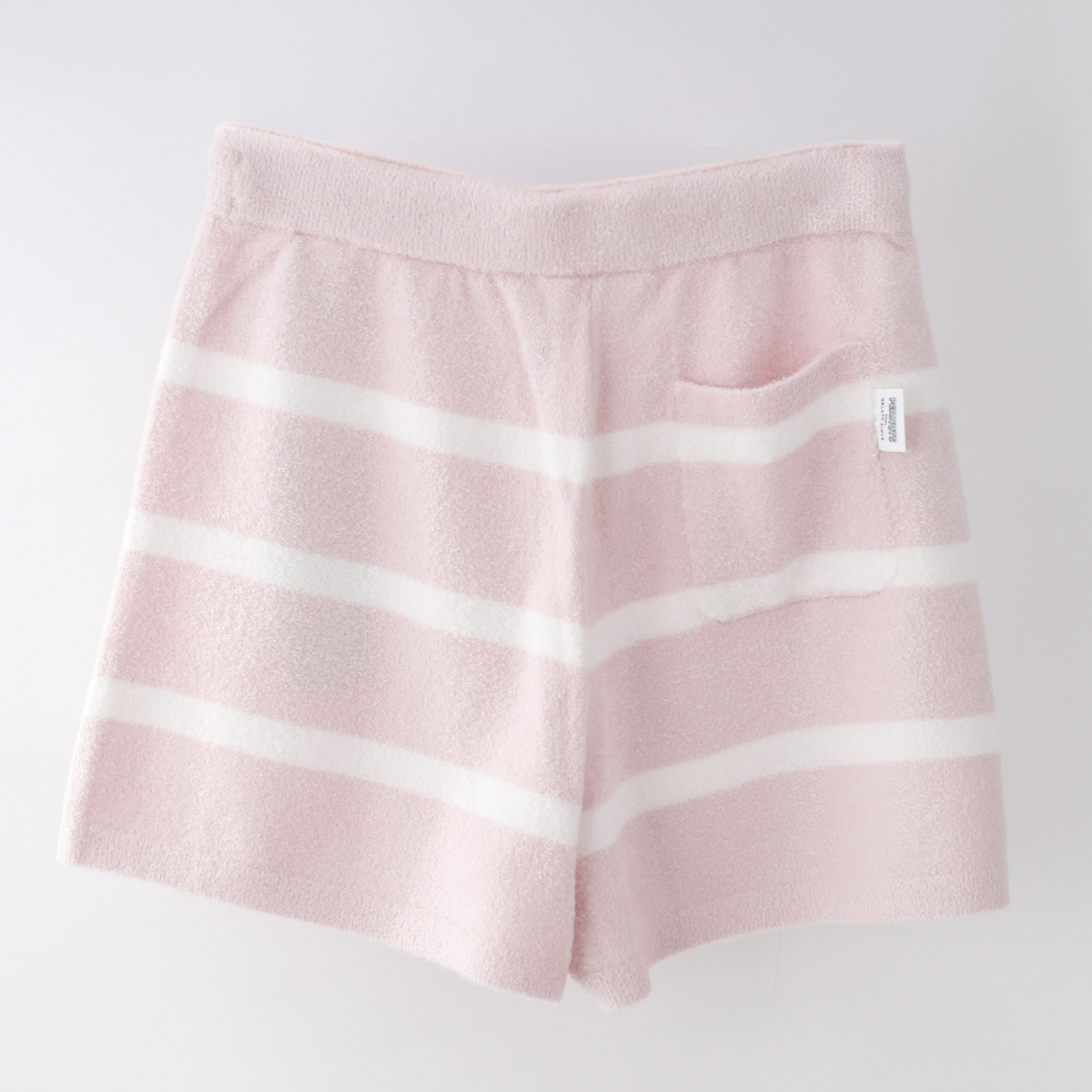 【WOMEN】【PEANUTS】スムーズィーJQDプルオーバー&ボーダーショートパンツ