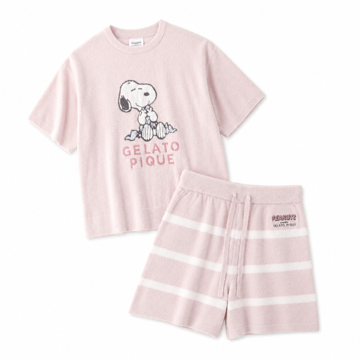gelato pique PEANUTS JQDプルオーバー ショートパンツ WOMEN】【PEANUTS】スムーズィーJQDプルオーバー&ボーダーショート